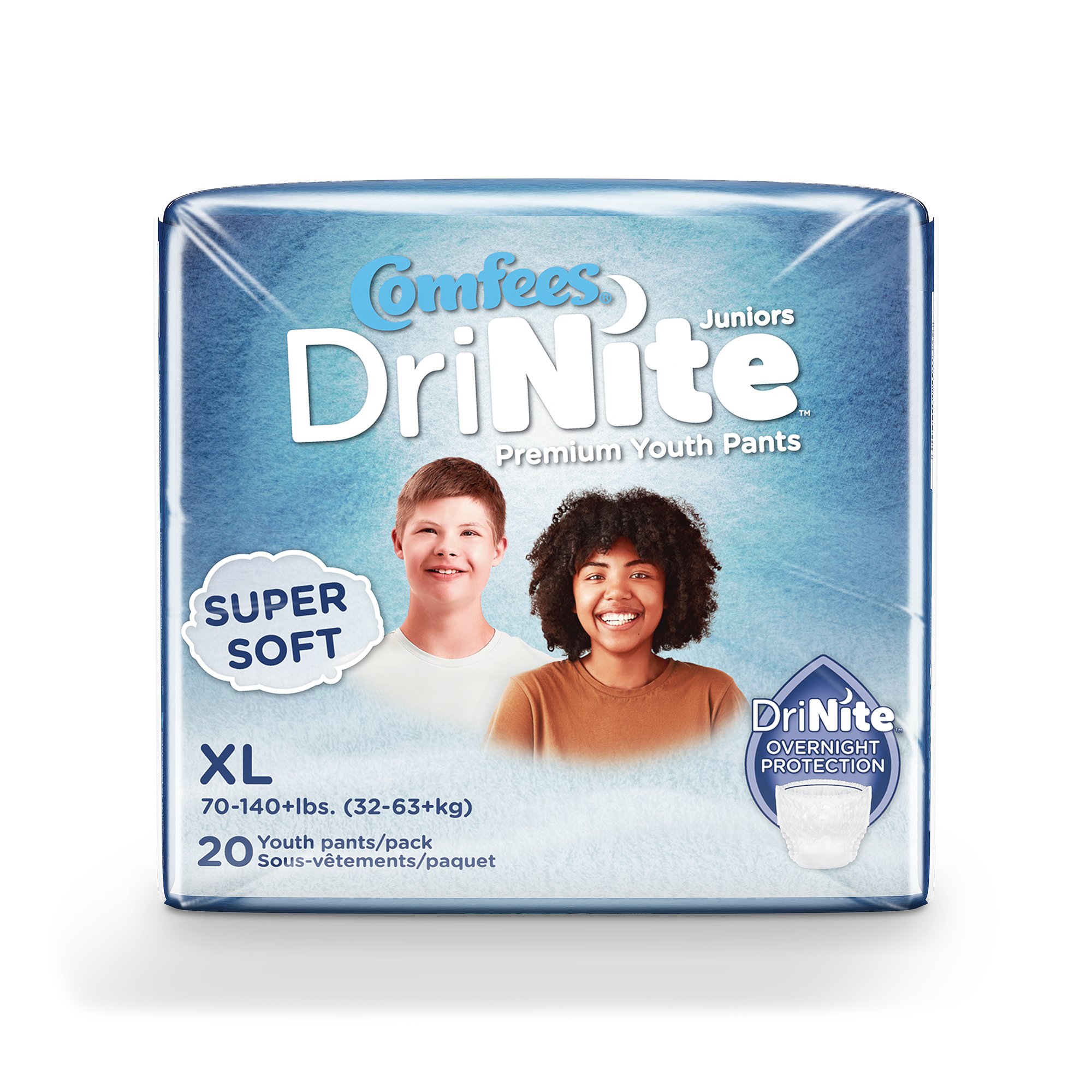 Attends Healthcare Products CMF-YXL80 - Comfees® DriNite Juniors Youth Heavy Absorbent Underwear Large / Extra Large - 20/Bag, 80/Case