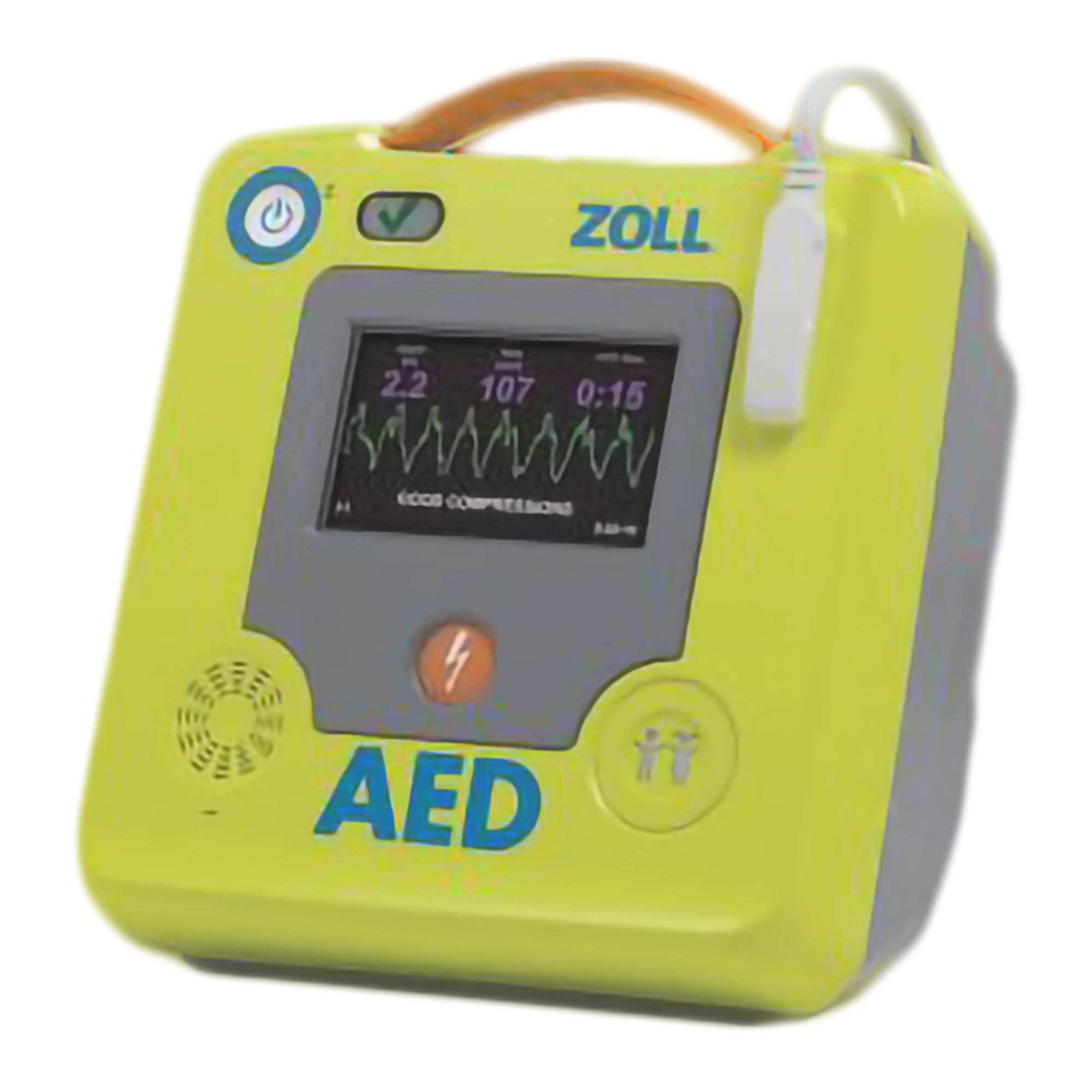 Zoll Medical - 8513-001103-01-66 Refurbished AED Unit Automatic Zoll® Electrode Pads Contact Battery Operated LCD Display