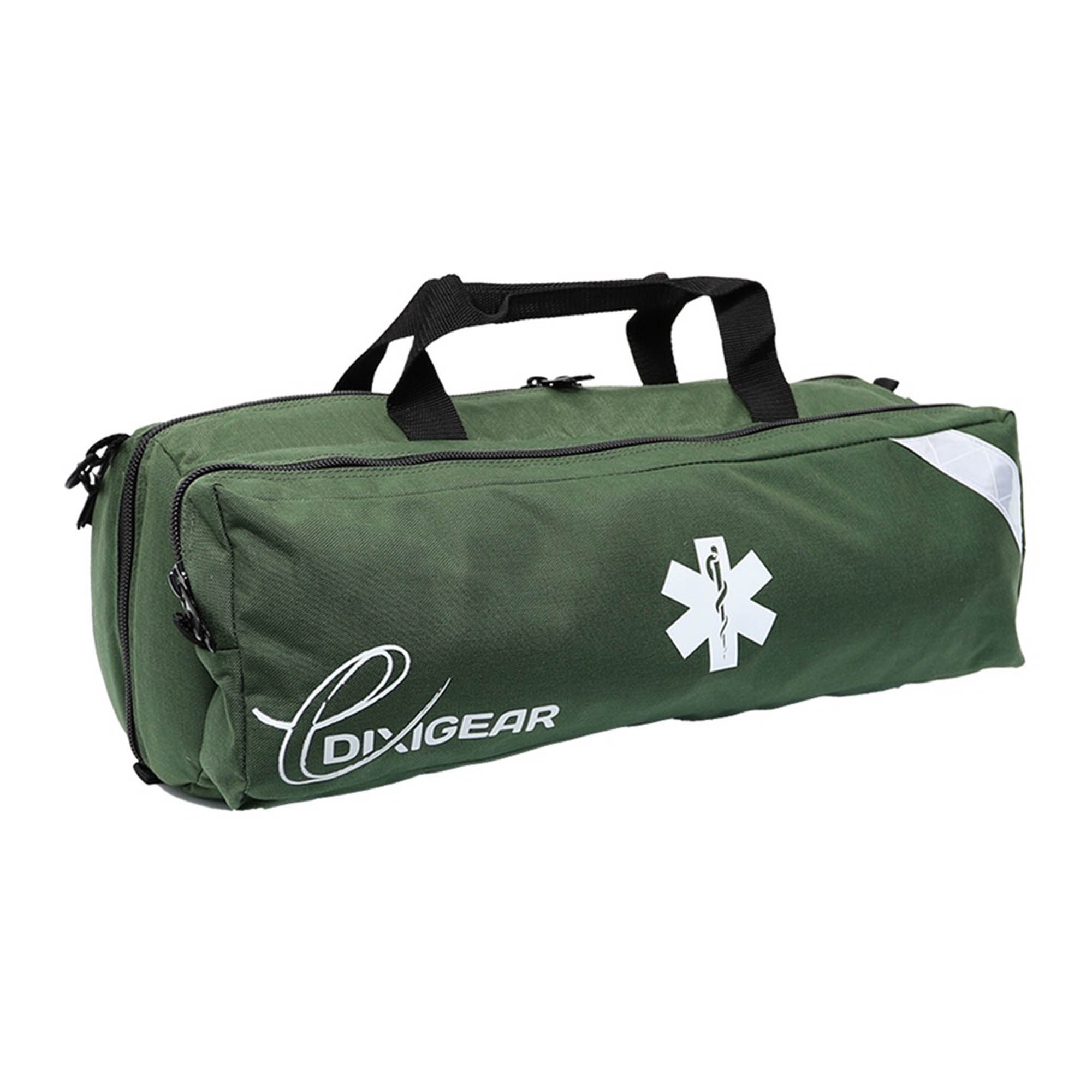 Dixie EMS - 2700307 O2 Responder Bag DixiGear Green 8-3/4 X 10 X 21-1/2 Inch