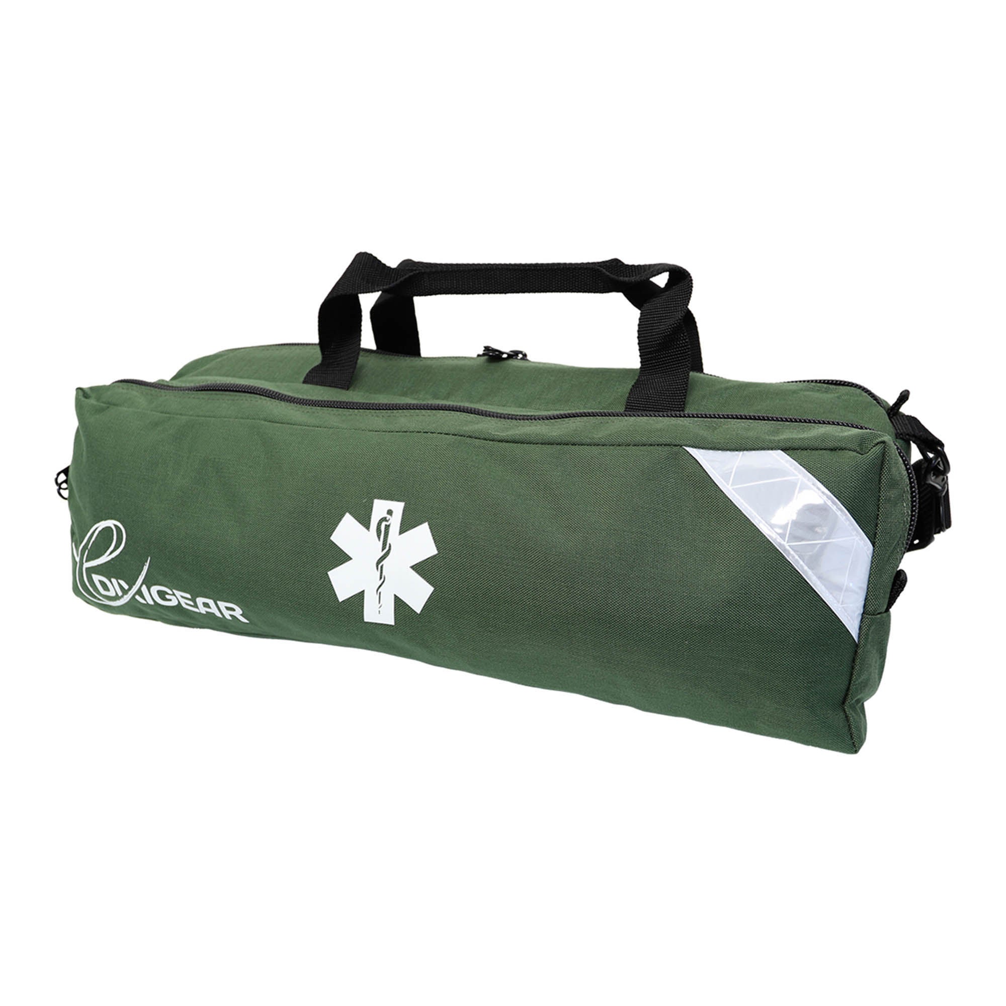 Dixie EMS - 2700307 O2 Responder Bag DixiGear Green 8-3/4 X 10 X 21-1/2 Inch