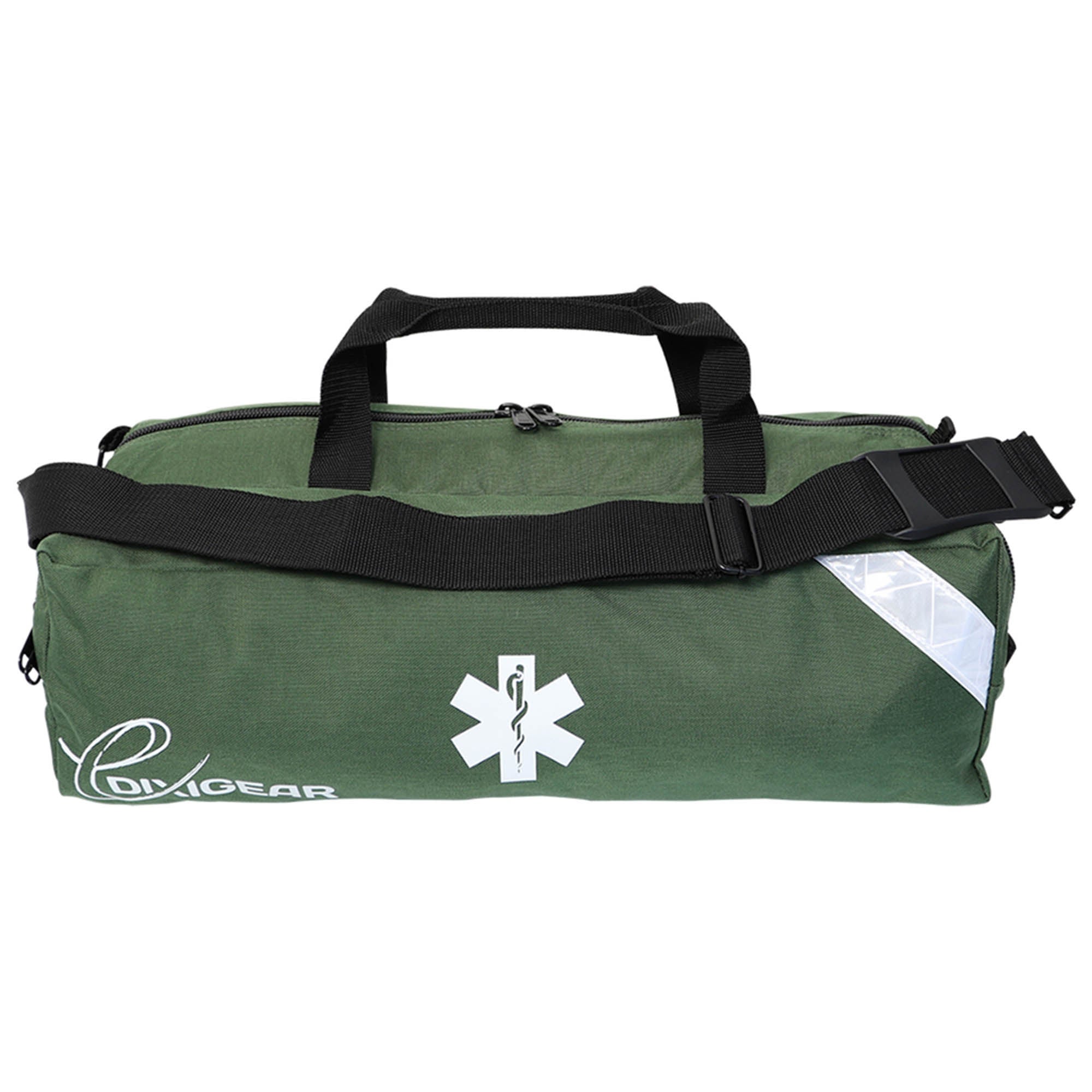 Dixie EMS - 2700307 O2 Responder Bag DixiGear Green 8-3/4 X 10 X 21-1/2 Inch