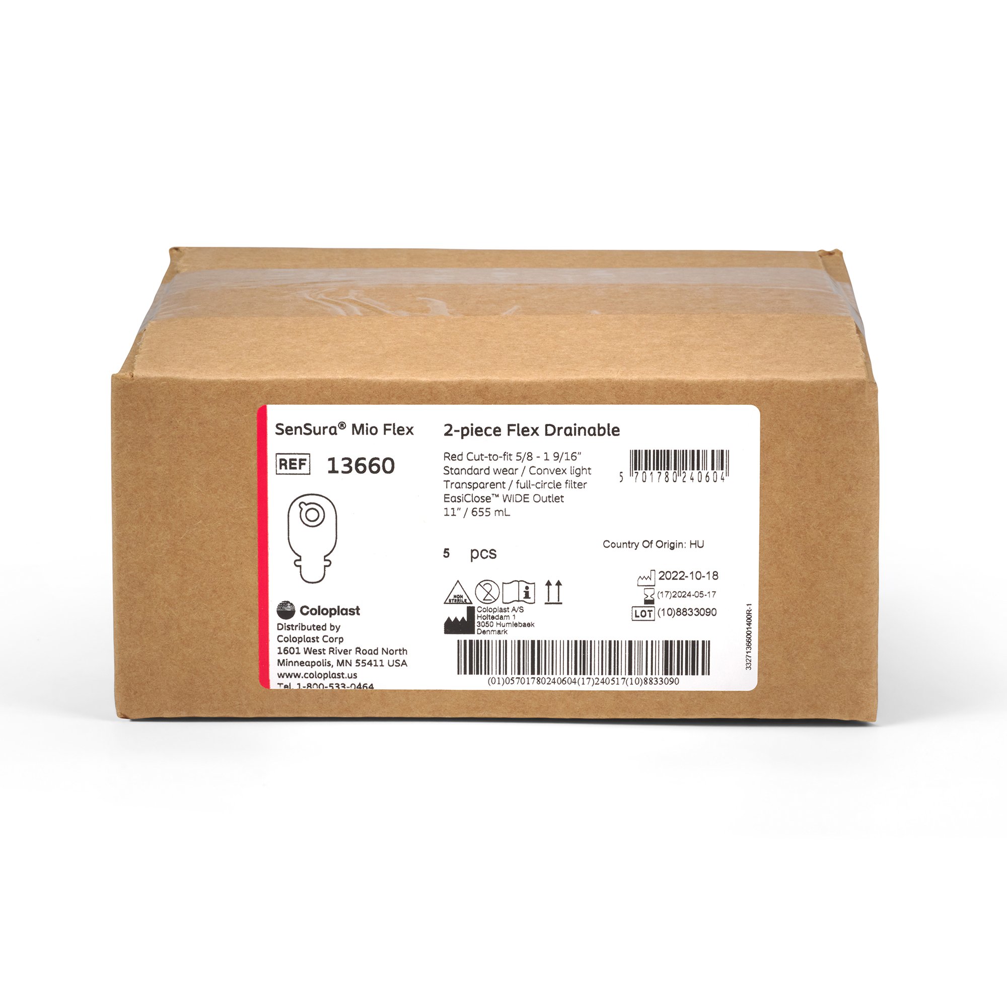 SenSura Micro Ostomy Pouch 13660 by Coloplast