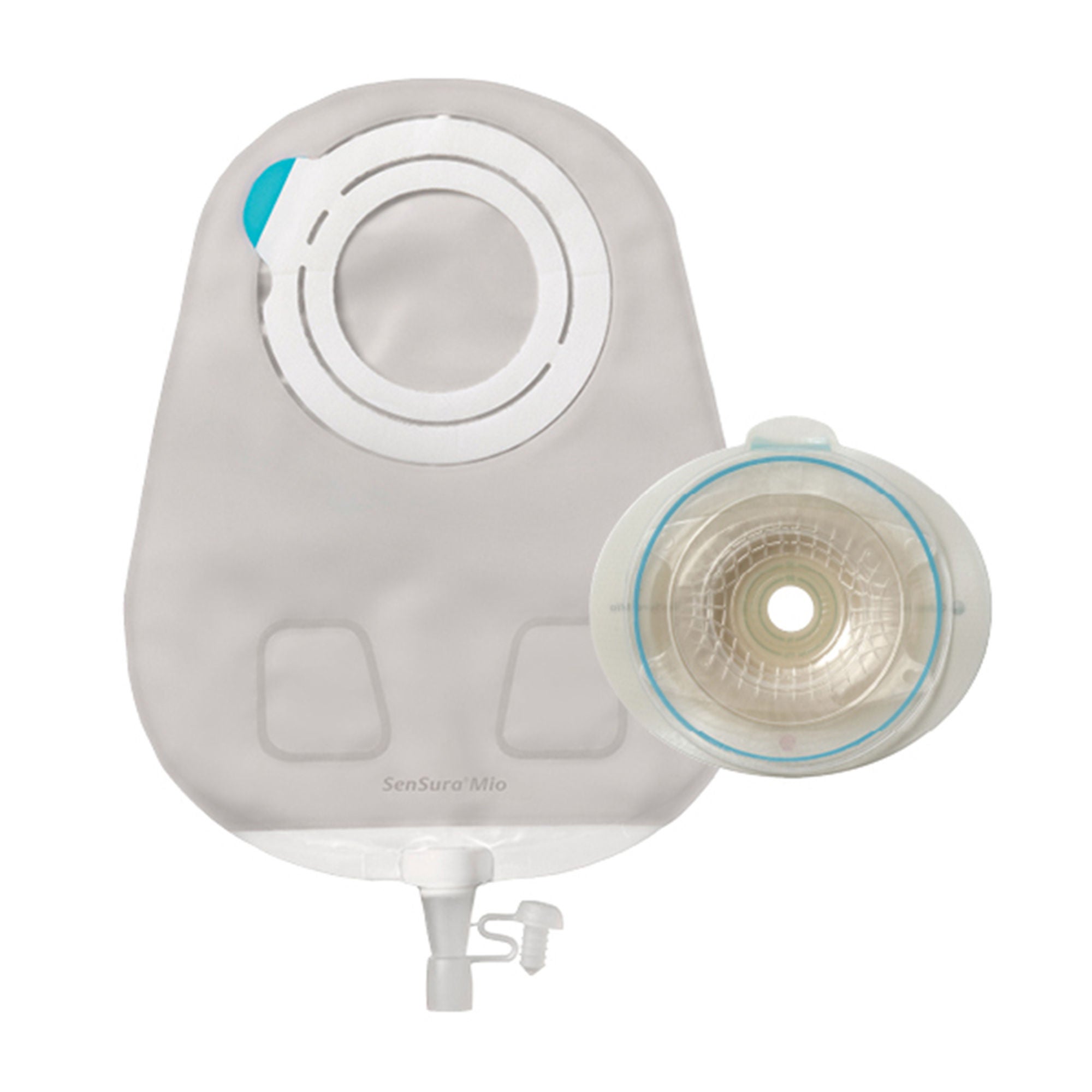 Coloplast - 13662 Ostomy Pouch SenSura® Micro Two-Piece System Convex Light Drainable
