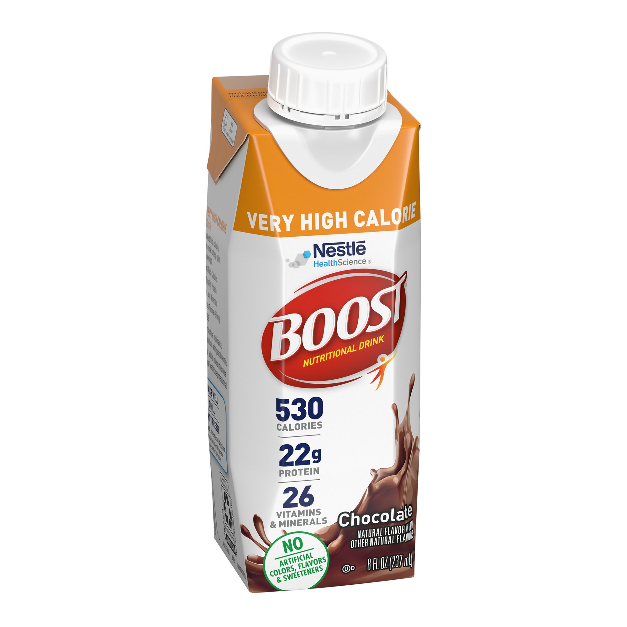 Nestle Healthcare Nutrition 00043900906584 - Boost® Very High Calorie Chocolate Nutritional Drink, 8-ounce carton - 1/Each, 24/Case