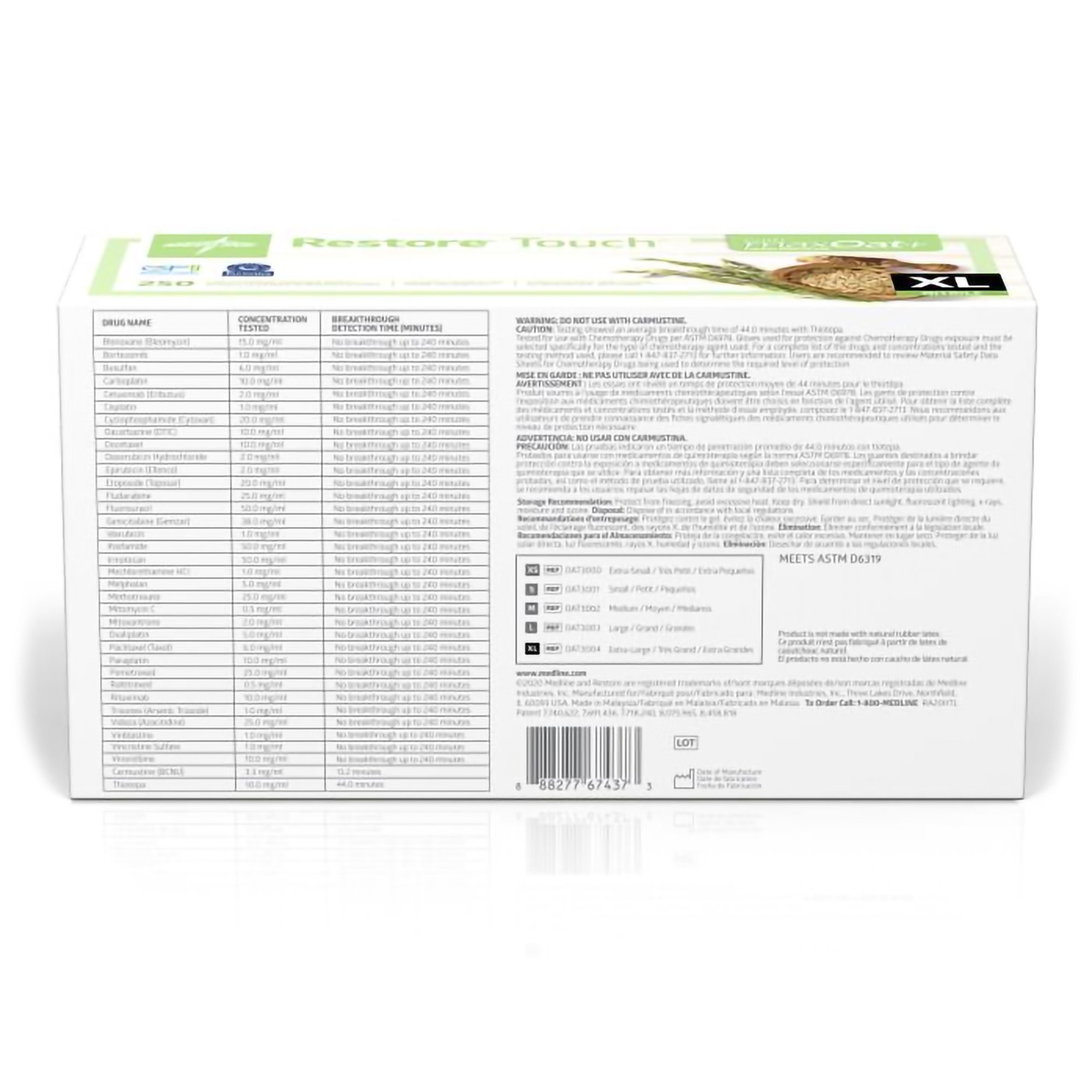 Restore Touch Exam Glove OAT3004 by Medline