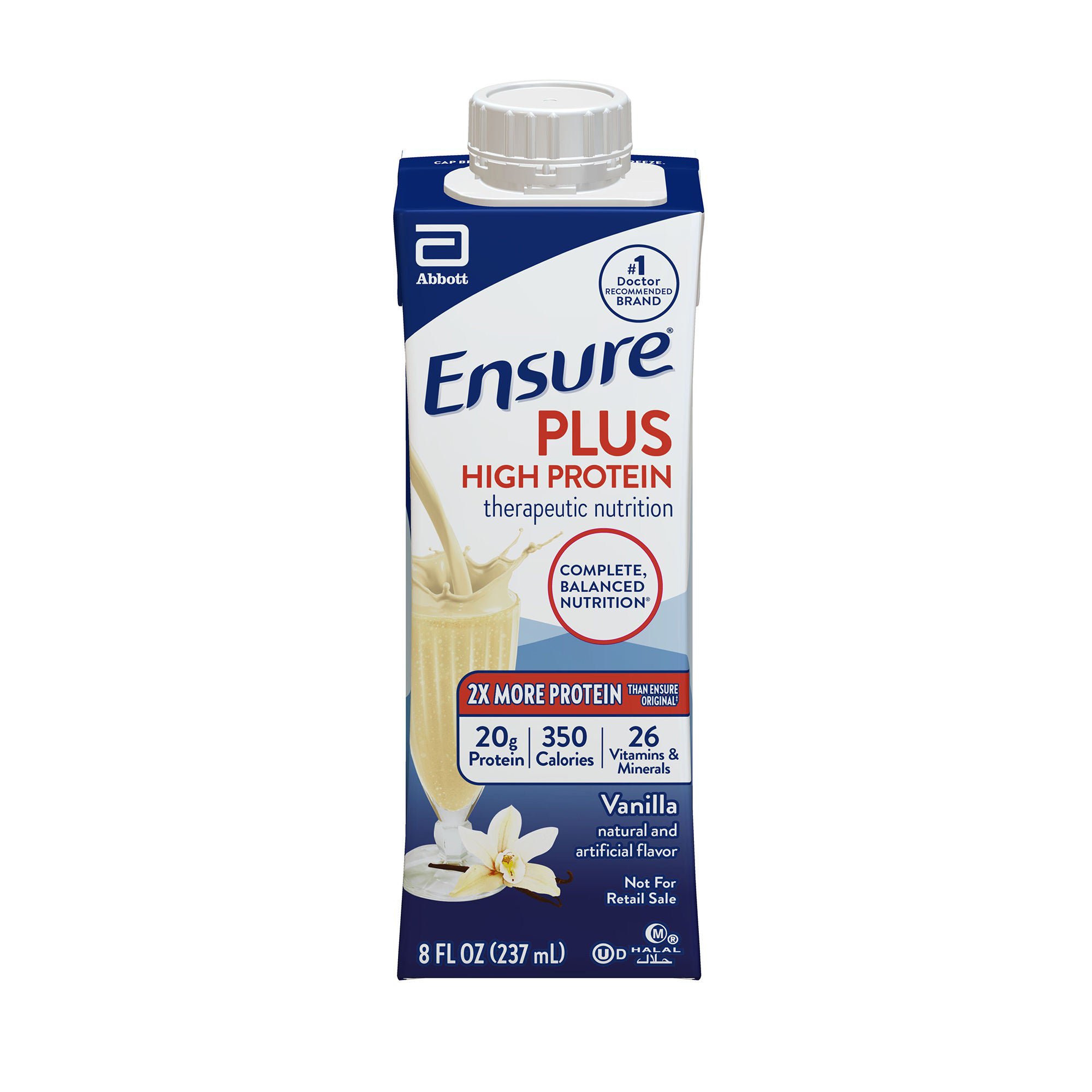 Abbott Nutrition - 68234 Ensure® Plus High Protein Therapeutic Nutrition Shake