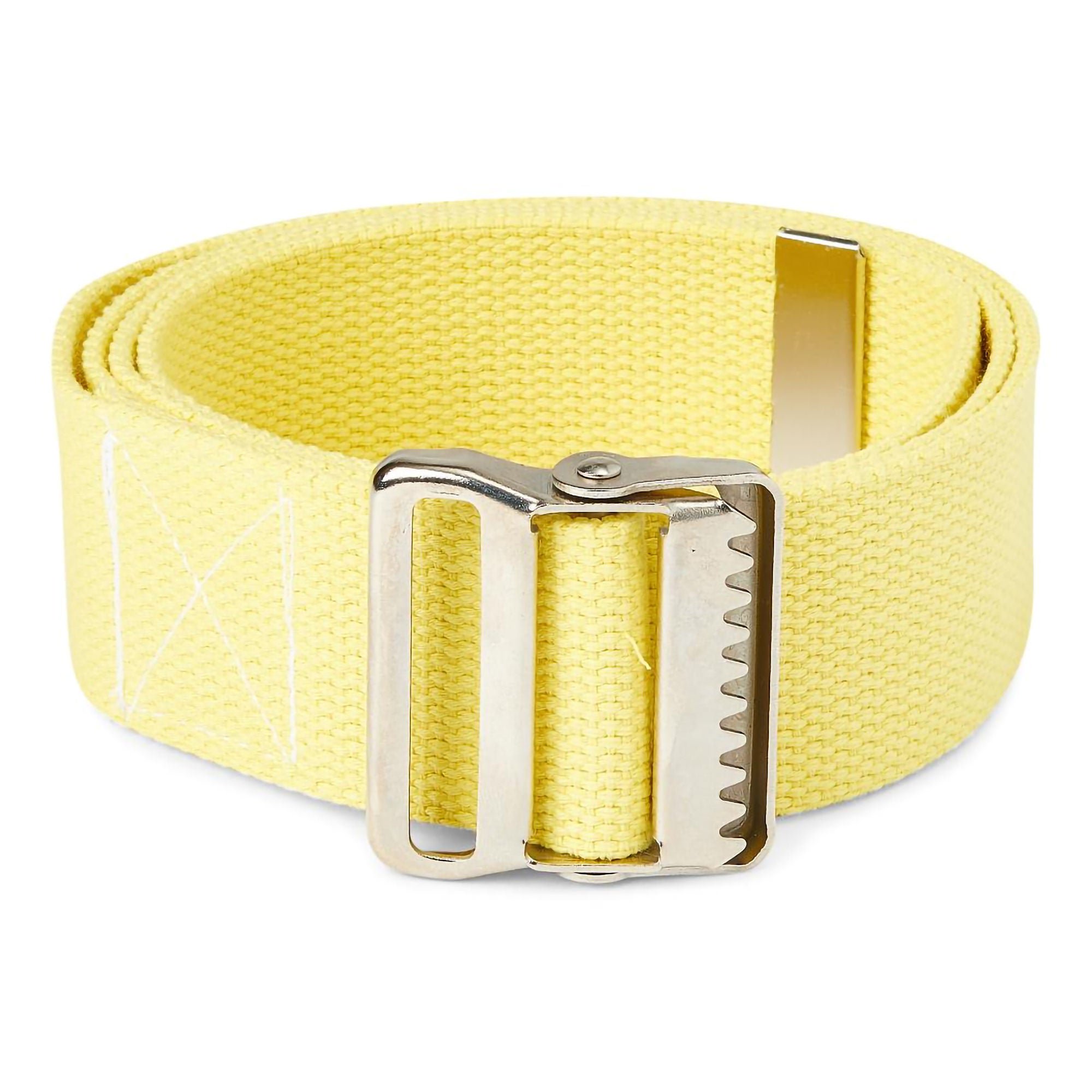 Medline - MDT821203Y Gait Belt 60 Inch Length Yellow Cotton