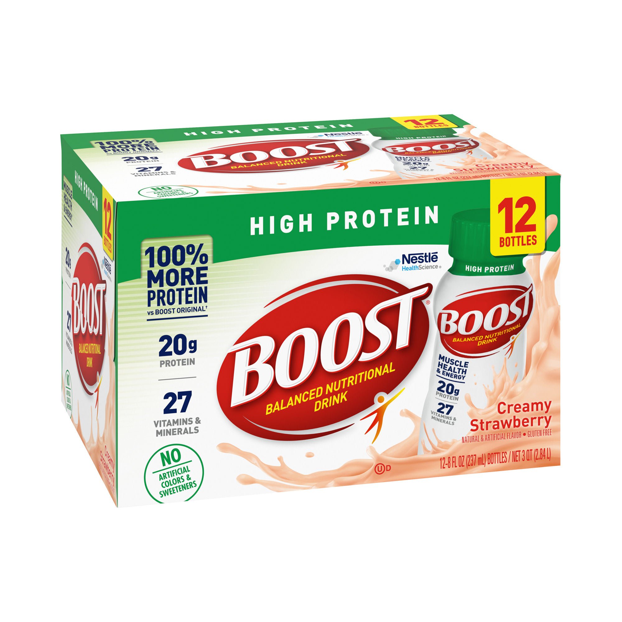 Nestle Clinical Nutritional - 00041679801970 Boost® High Protein Strawberry Complete Nutritional Drink