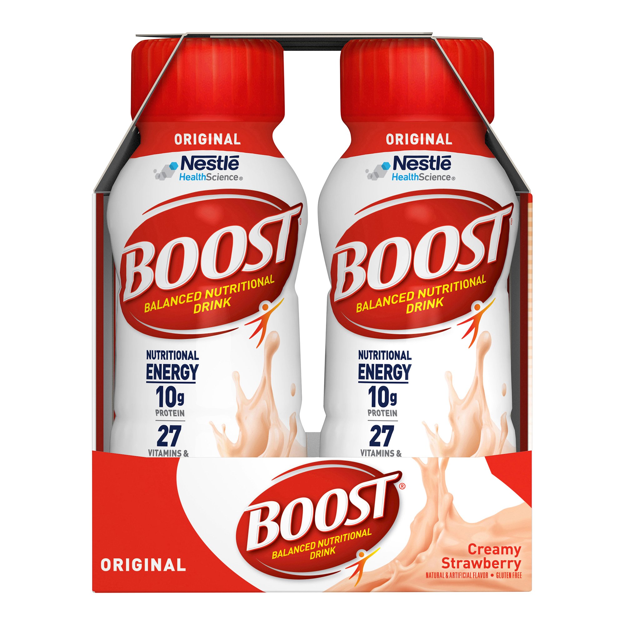 Nestle Clinical Nutritional 00041679676363 - Boost® Original Strawberry Balanced Nutritional Drink, 8-ounce bottle - 6/Pack, 24/Case