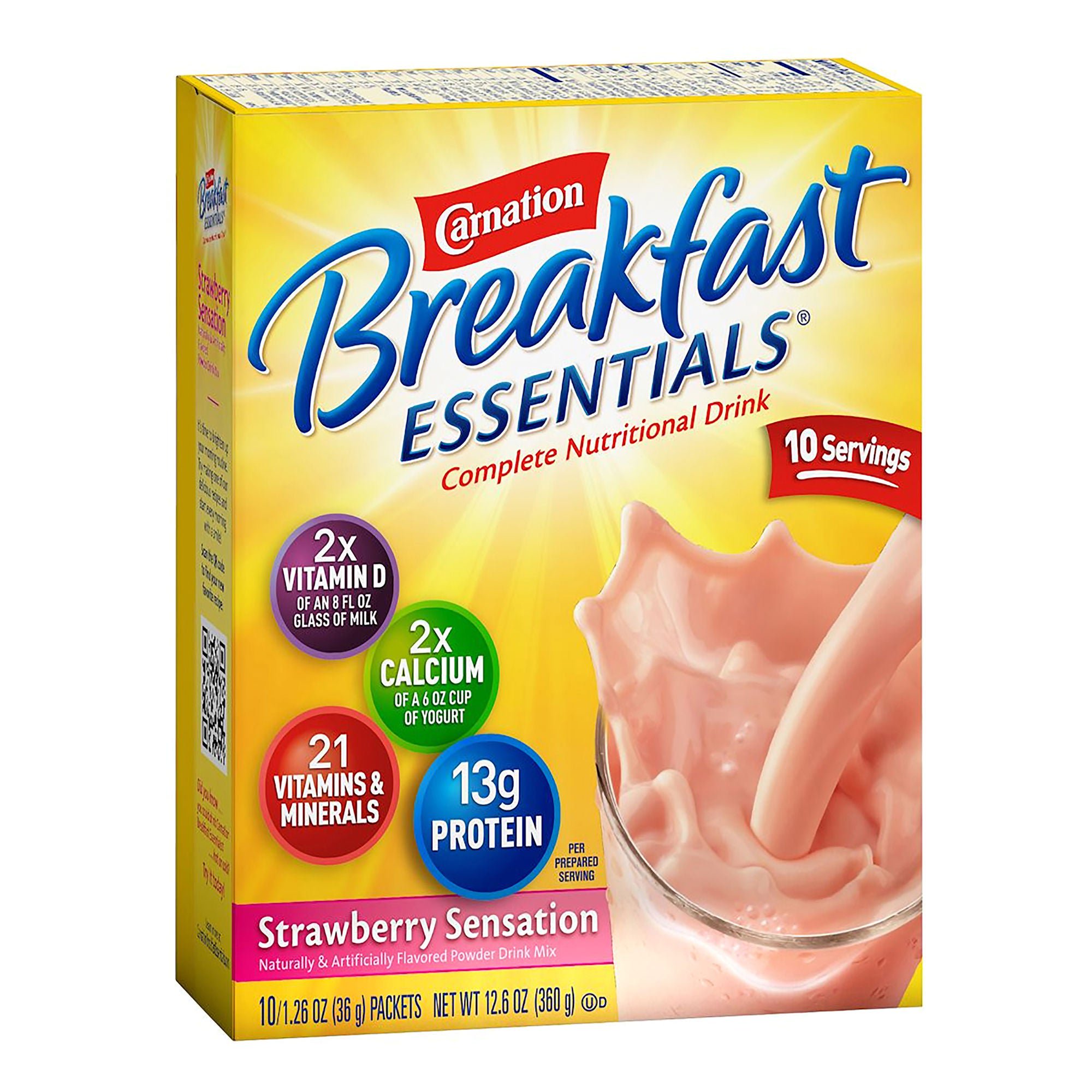 Nestle Clinical Nutritional - 00050000486502 Carnation Breakfast Essentials® Strawberry Nutritional Drink