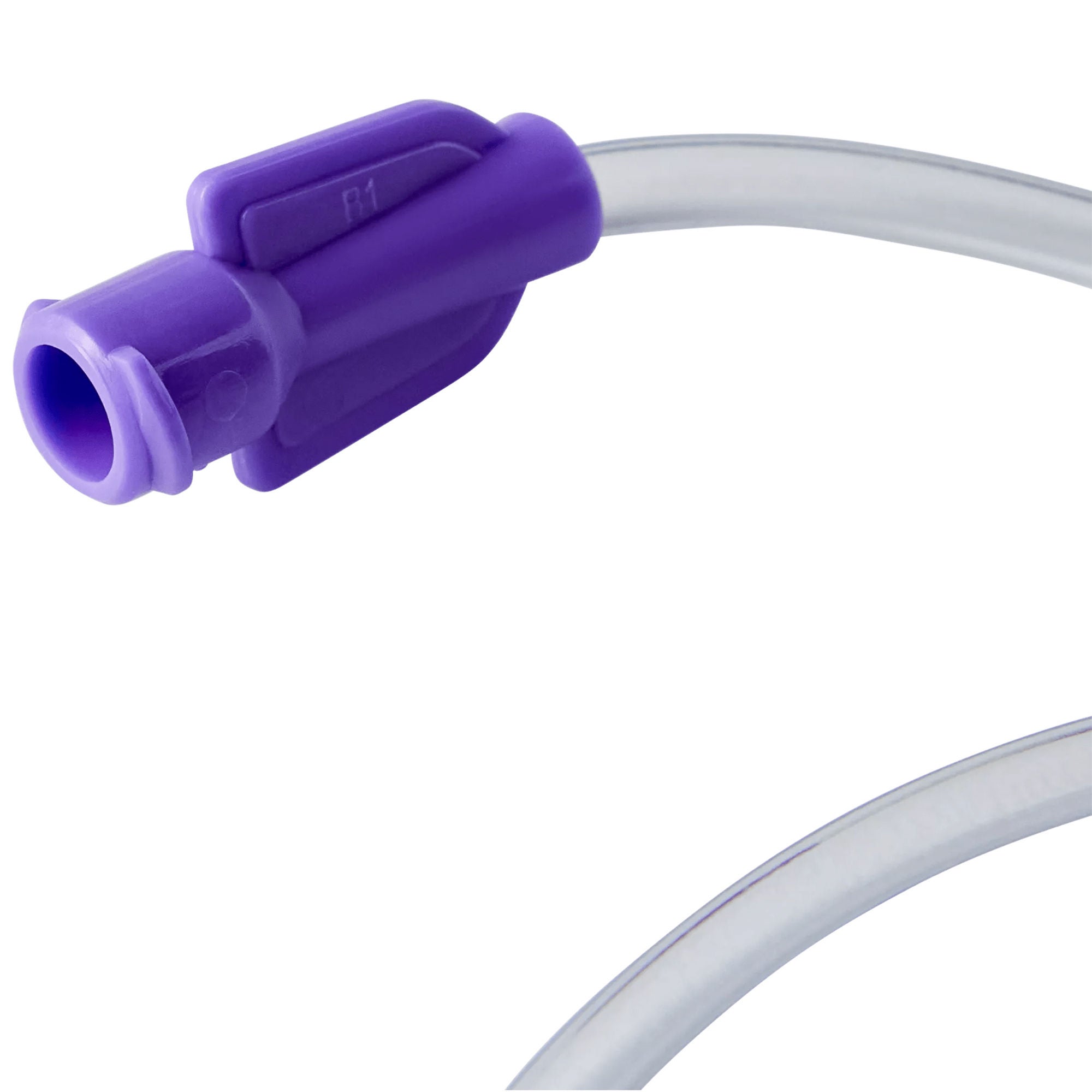Cardinal - 77000FD Enteral Feeding Pump Safety Screw Spike Set with ENFit™ Adapter Kangaroo™ Connect ENPlus PVC NonSterile