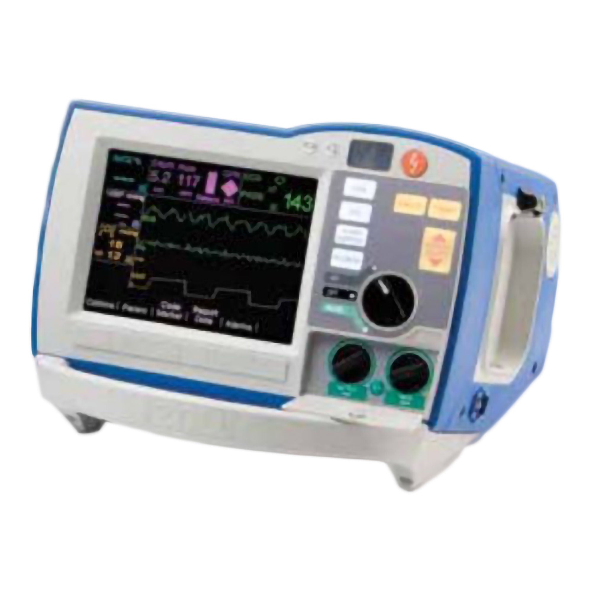 Zoll Medical - 10120000001110012 Refurbished Defibrillator / Monitor Unit Manual Operation Zoll® R Series Paddles Contact AC Power / Battery Operated LCD Display