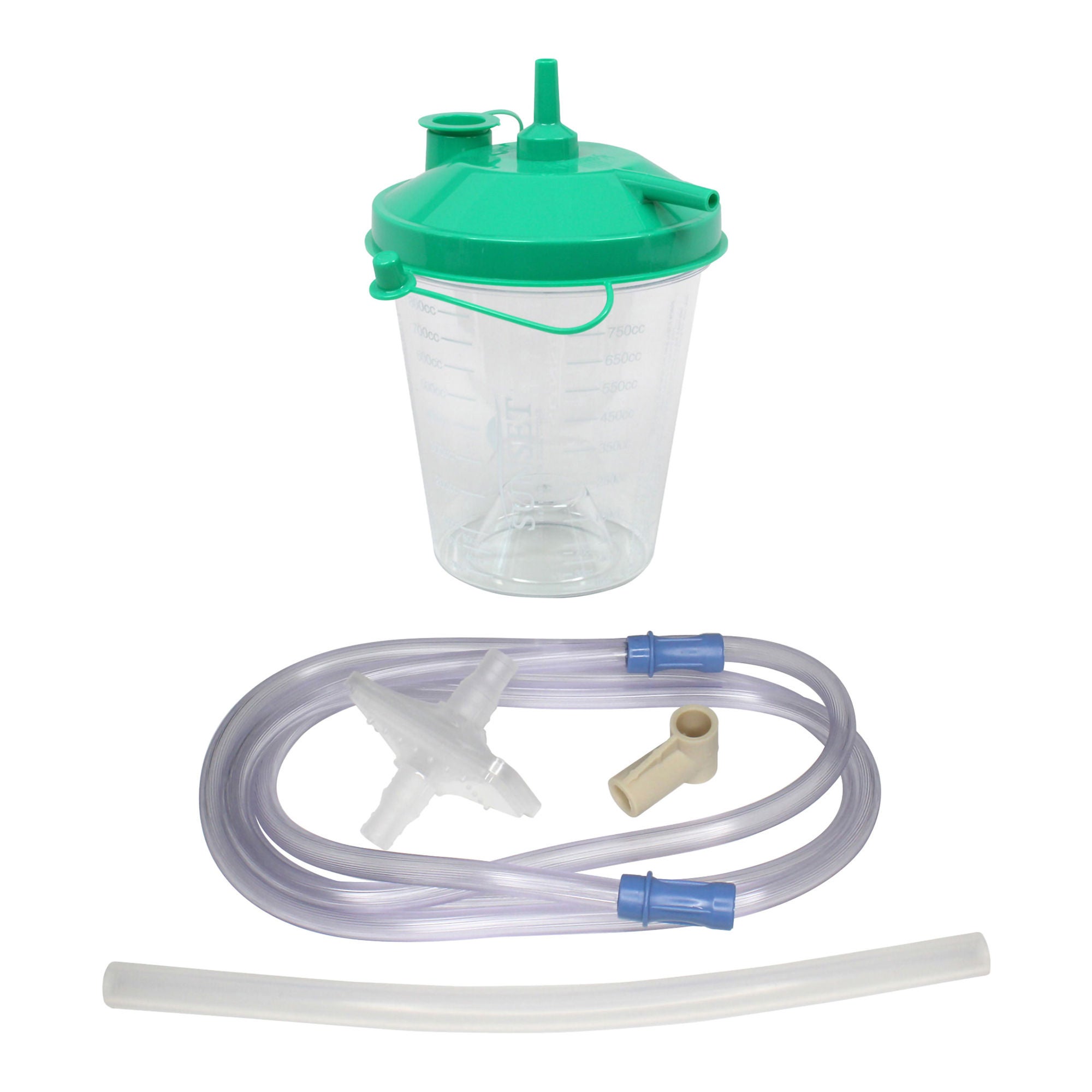 Sunset Healthcare - RES026S-EL10 Suction Canister Kit 800 mL Sealing Lid