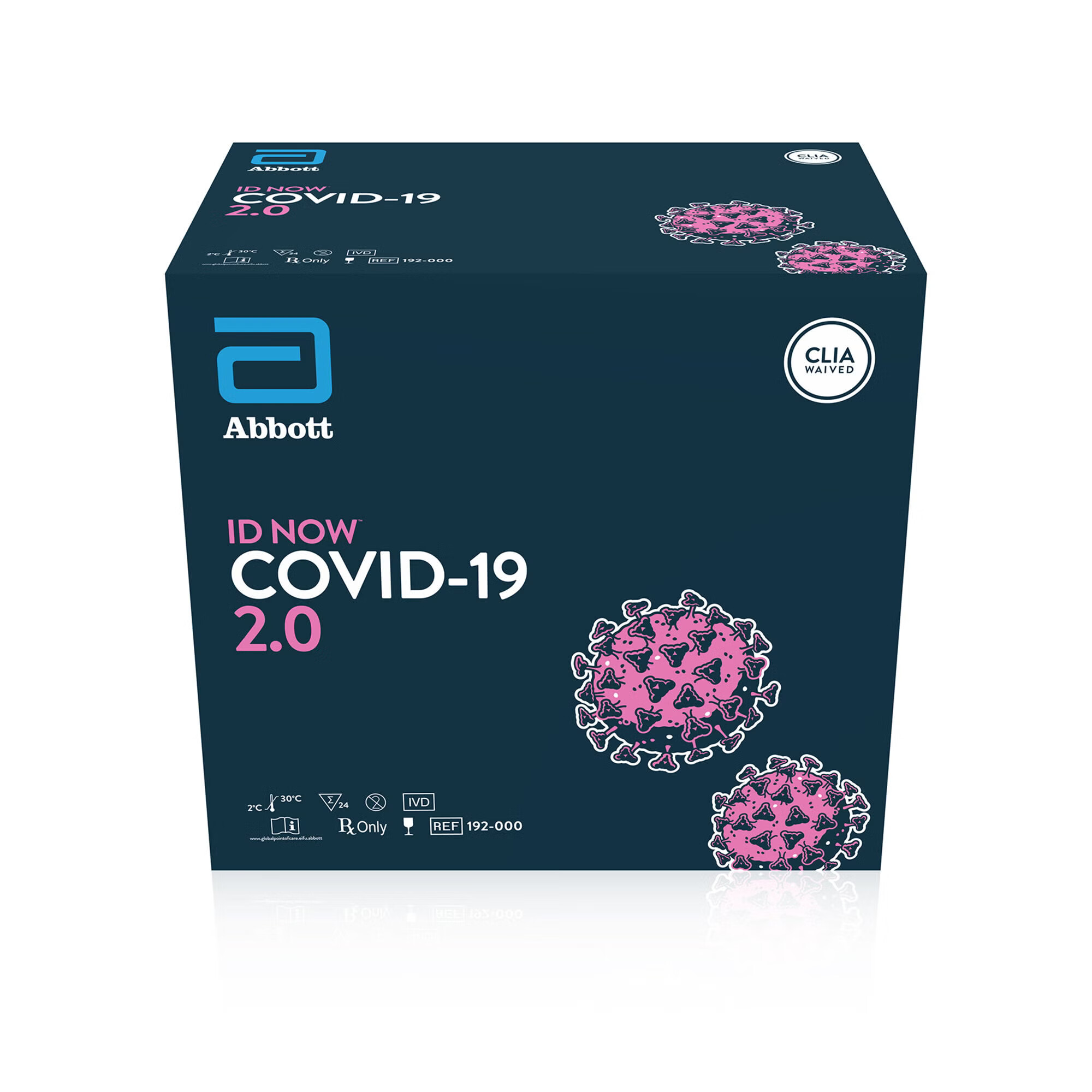 Abbott Rapid Dx North America LLC - 192000 Respiratory Test Kit ID NOW™ COVID-19 2.0 24 Tests CLIA Waived