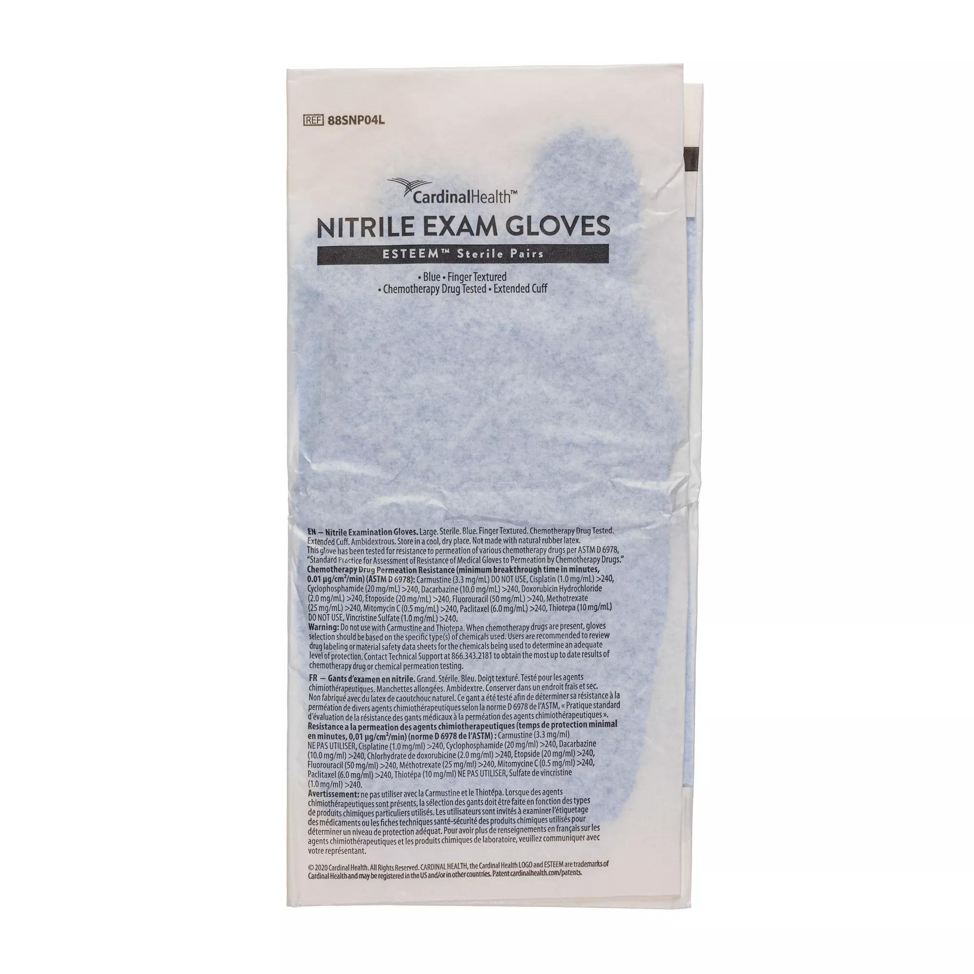 Cardinal - 88SNP04L Esteem™ Nitrile Exam Glove