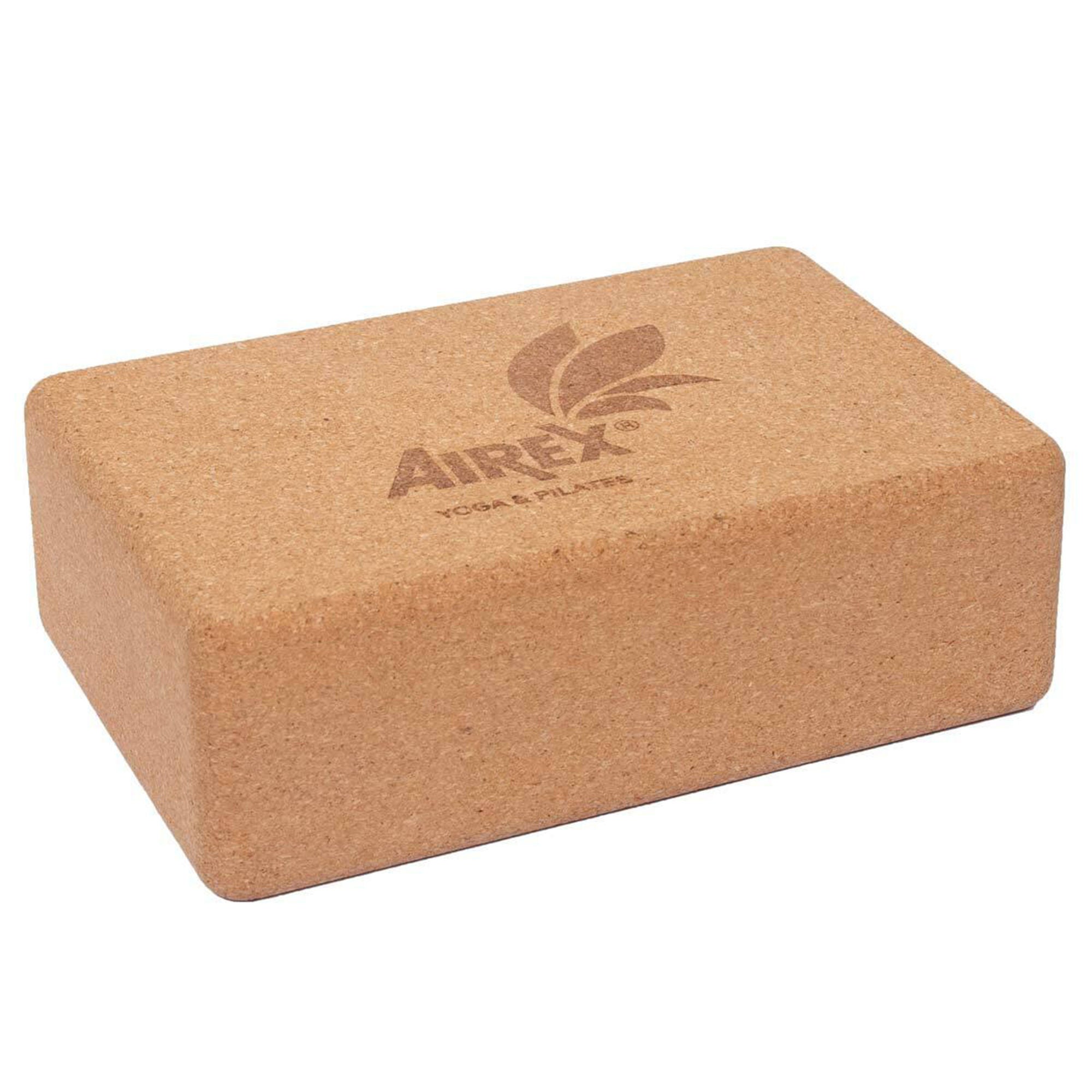 Fabrication Enterprises - 32-1908 Airex® ECO Yoga Block Brown Natural Cork 4 X 6 X 9 Inch
