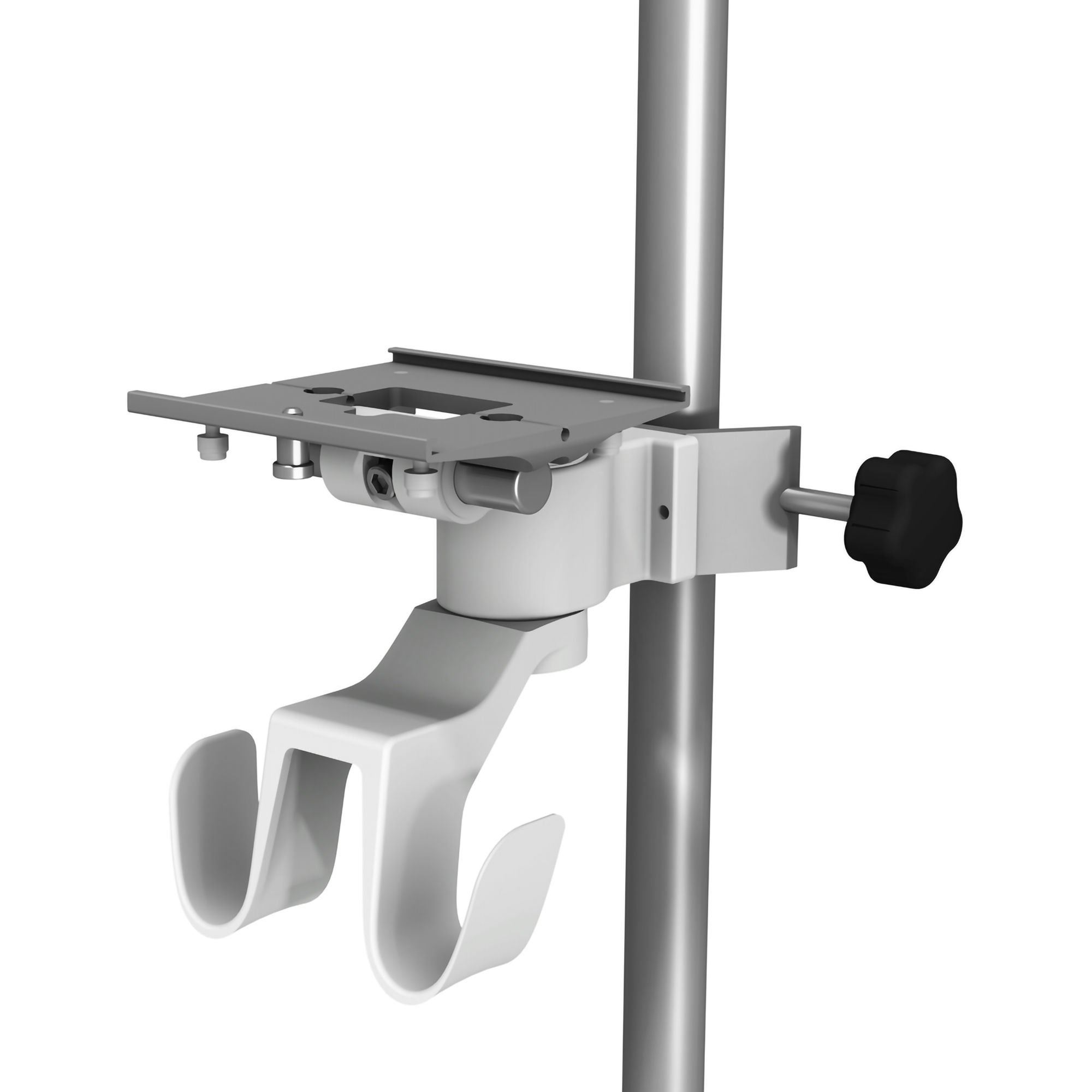 Masimo Corp - 39684 Mounting Plate Masimo Corp The mounting plate is required to purchase with the roll stand For use with Masimo Rad-97 Pulse Co-Oximeter