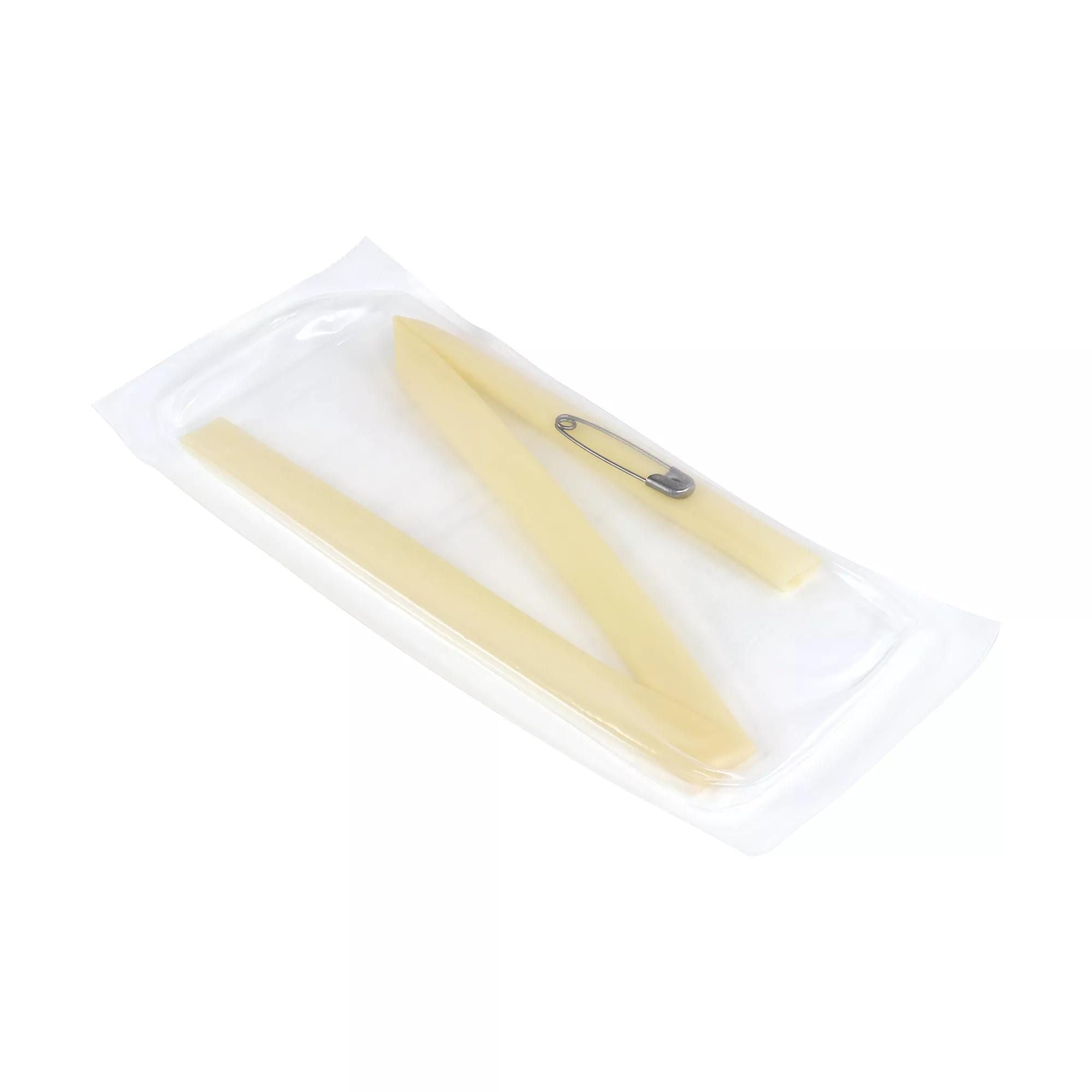 Cardinal - 30416-038 Wound Drain Tube Cardinal Health™ Flat Type With Safety Pin Flat Channel Type 3/8 Inch Size Sterile