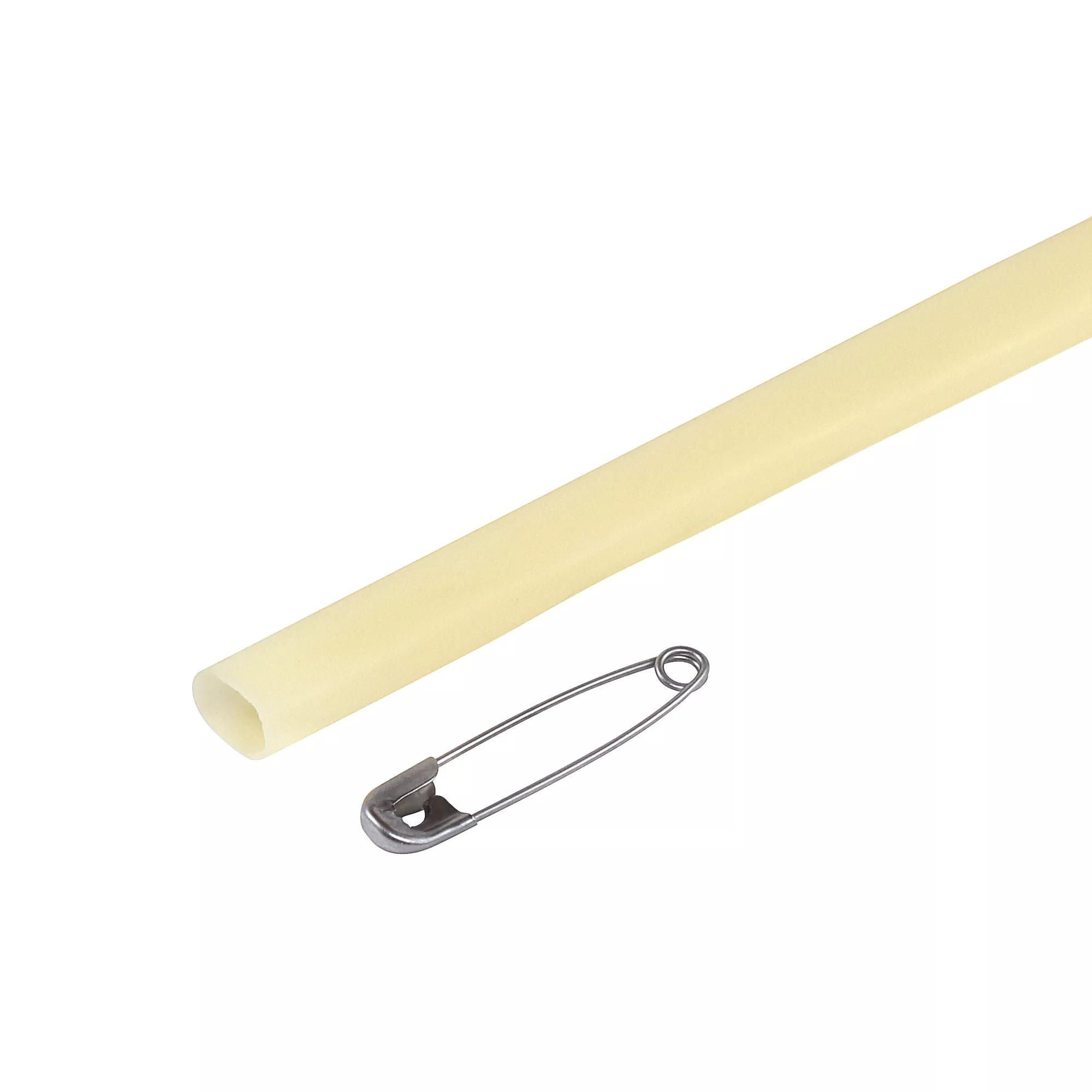 Cardinal - 30416-038 Wound Drain Tube Cardinal Health™ Flat Type With Safety Pin Flat Channel Type 3/8 Inch Size Sterile