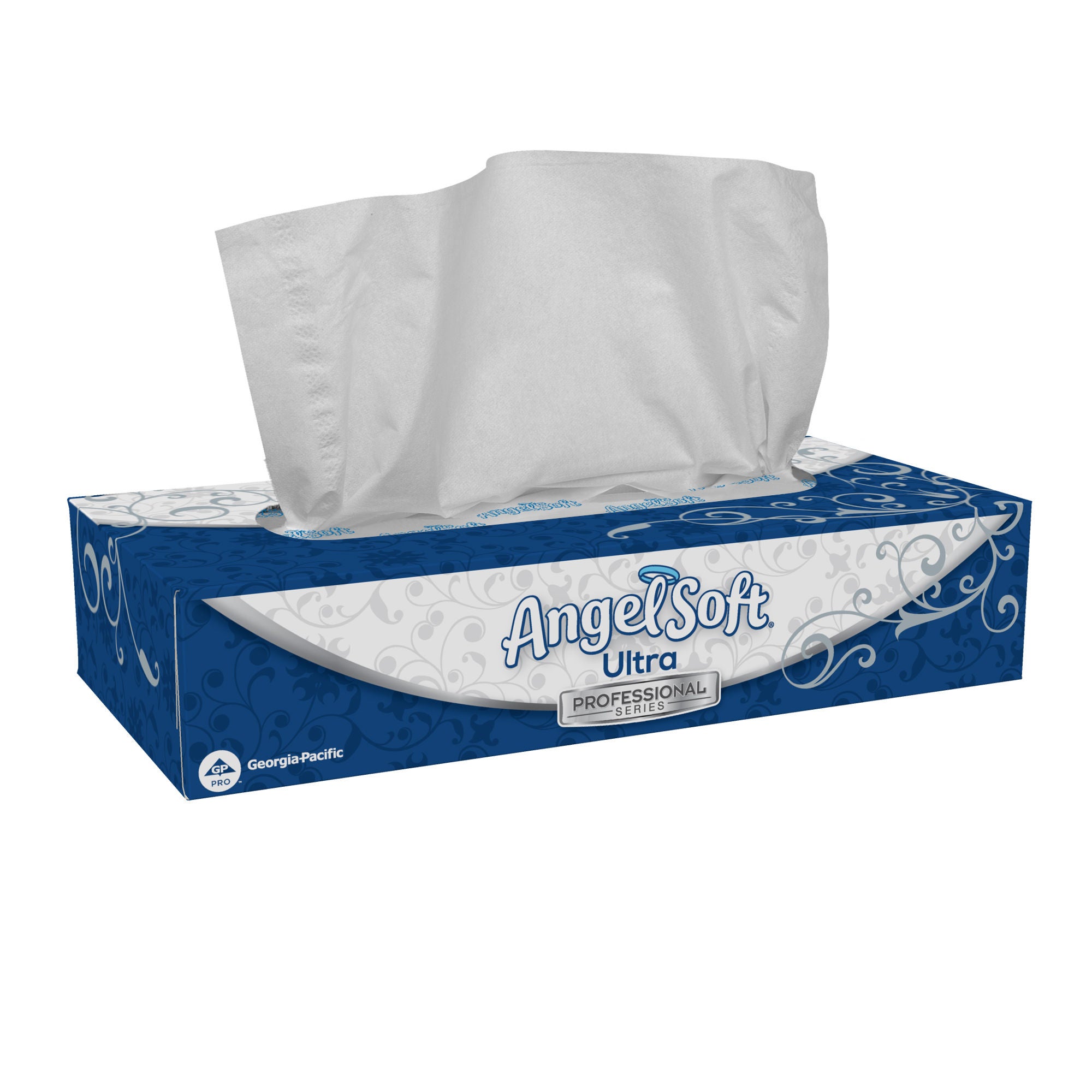 Georgia-Pacific Consumer Products LP - 49590 Facial Tissue Angel Soft Ultra Professional Series® White 7-1/2 X 8.4 Inch 96 Count