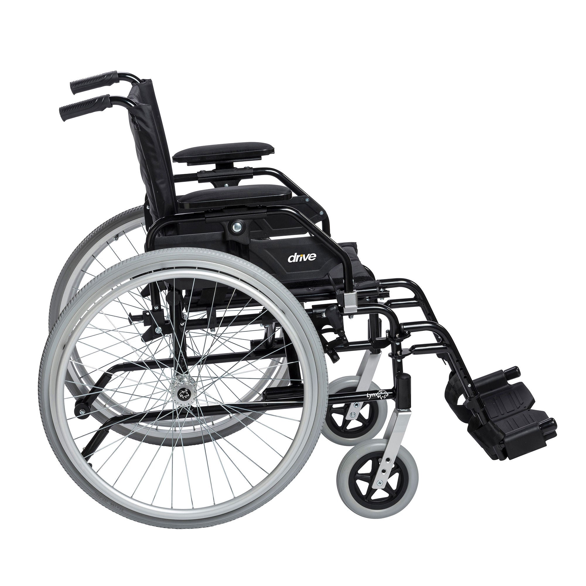 Drive DeVilbiss Healthcare - K516FBADDA-SF drive™ Lynx Lightweight Wheelchair, 16 Inch Seat Width
