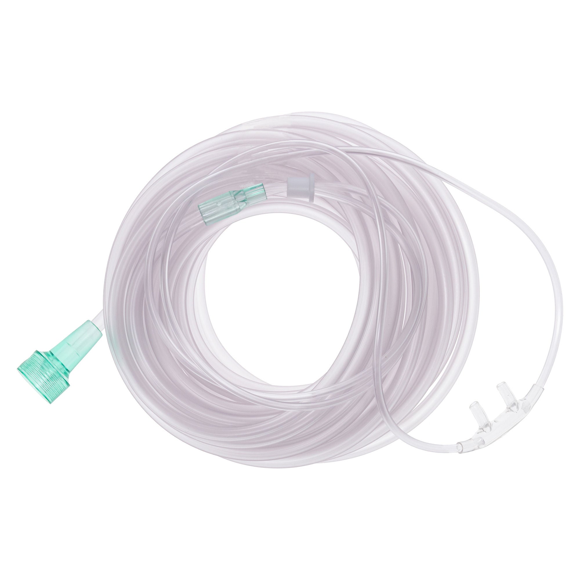 Sun Med - 002600-25U Nasal Cannula AirLife® U-Connect-It® Adult Curved Prongs 25 Foot Tubing Low Flow Rate