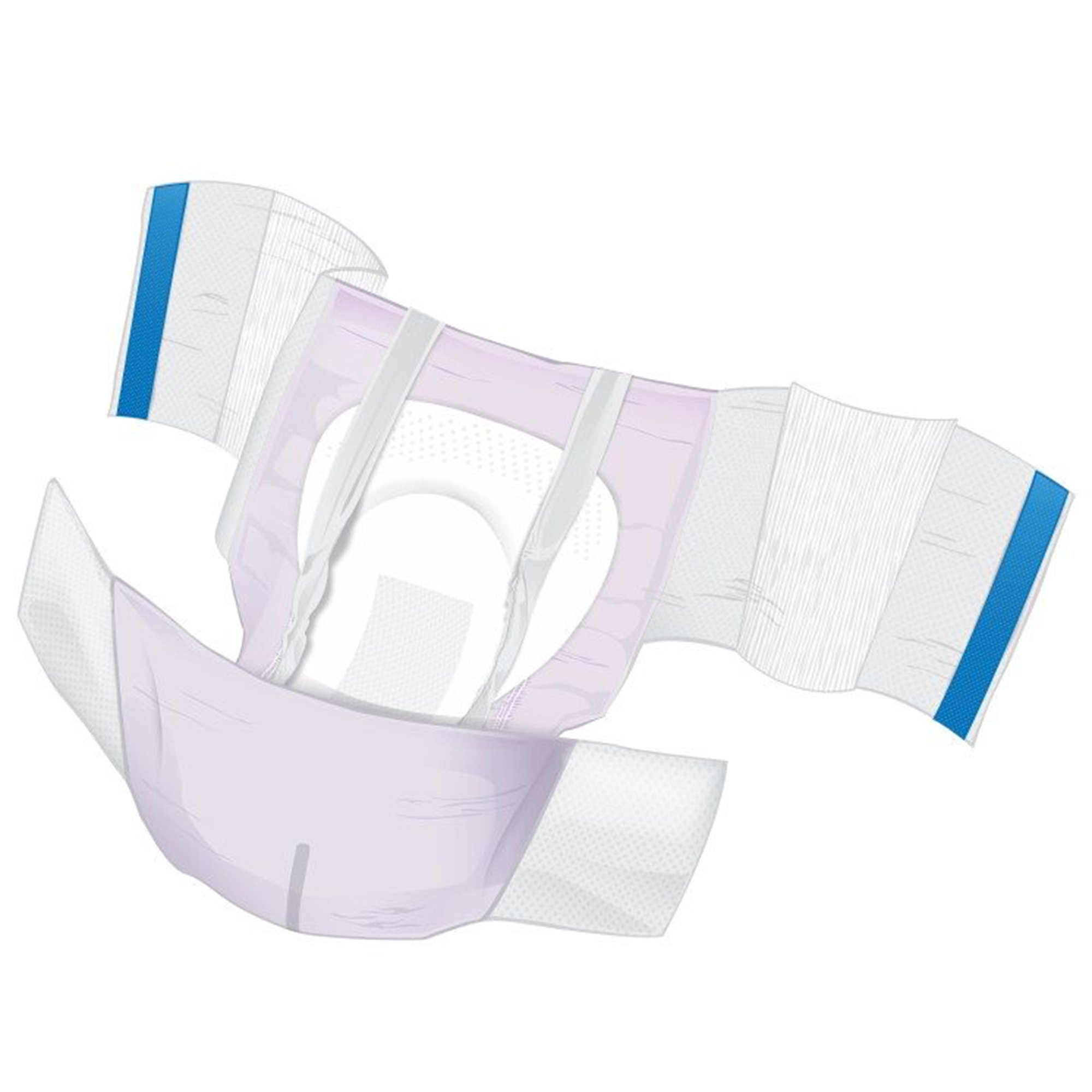 Cardinal 66063S - Wings™ Plus Quilted Stretch Heavy Absorbency Incontinence Briefs, Size 1 - 24/Bag, 96/Case