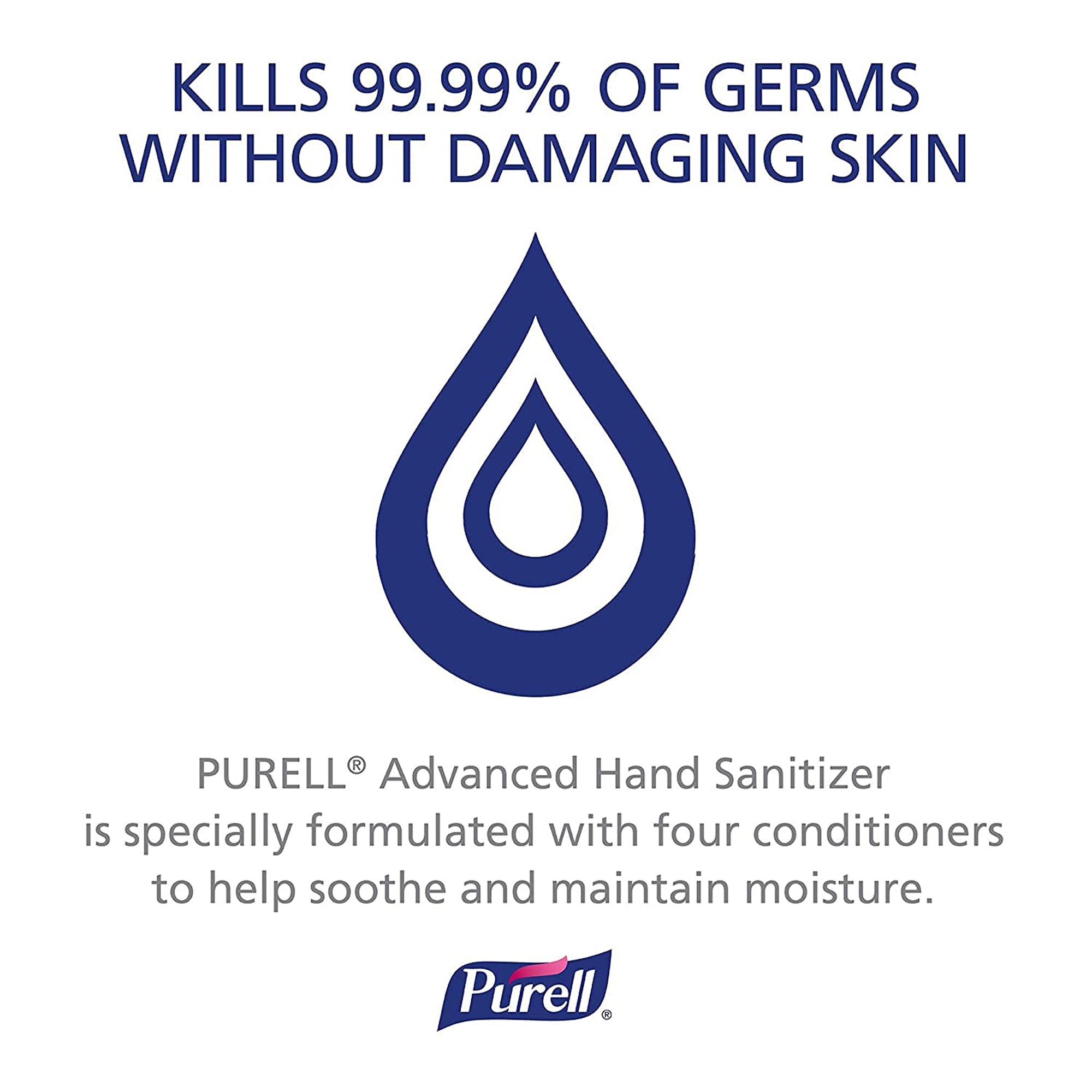 GOJO 5015-04 - Purell® Advanced Hand Sanitizer, 1.5 Liter Pump Bottle - 1/Each, 4/Case