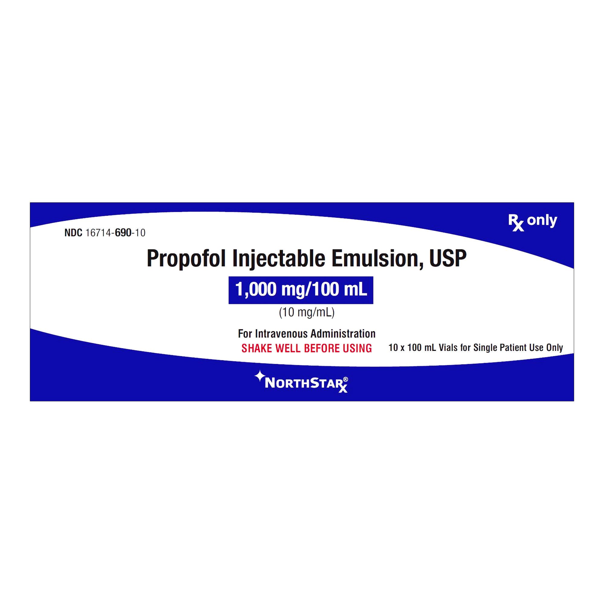 NorthStar Rx - 16714069010 Propofol 1%