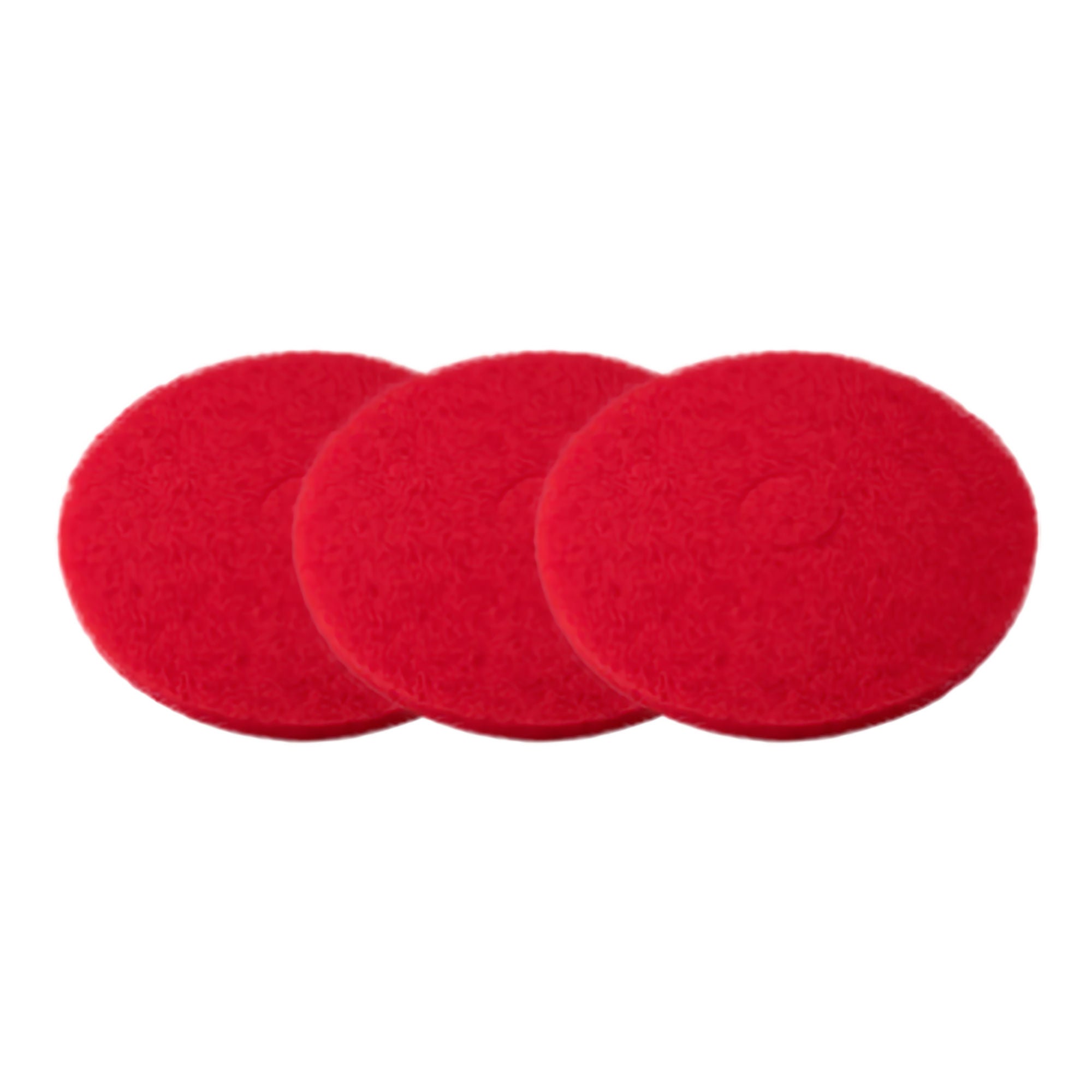 RJ Schinner Co - PRED19 Hard Floor Buffing Pad Performance Plus™ 19 Inch Diameter Red Polyester Fiber
