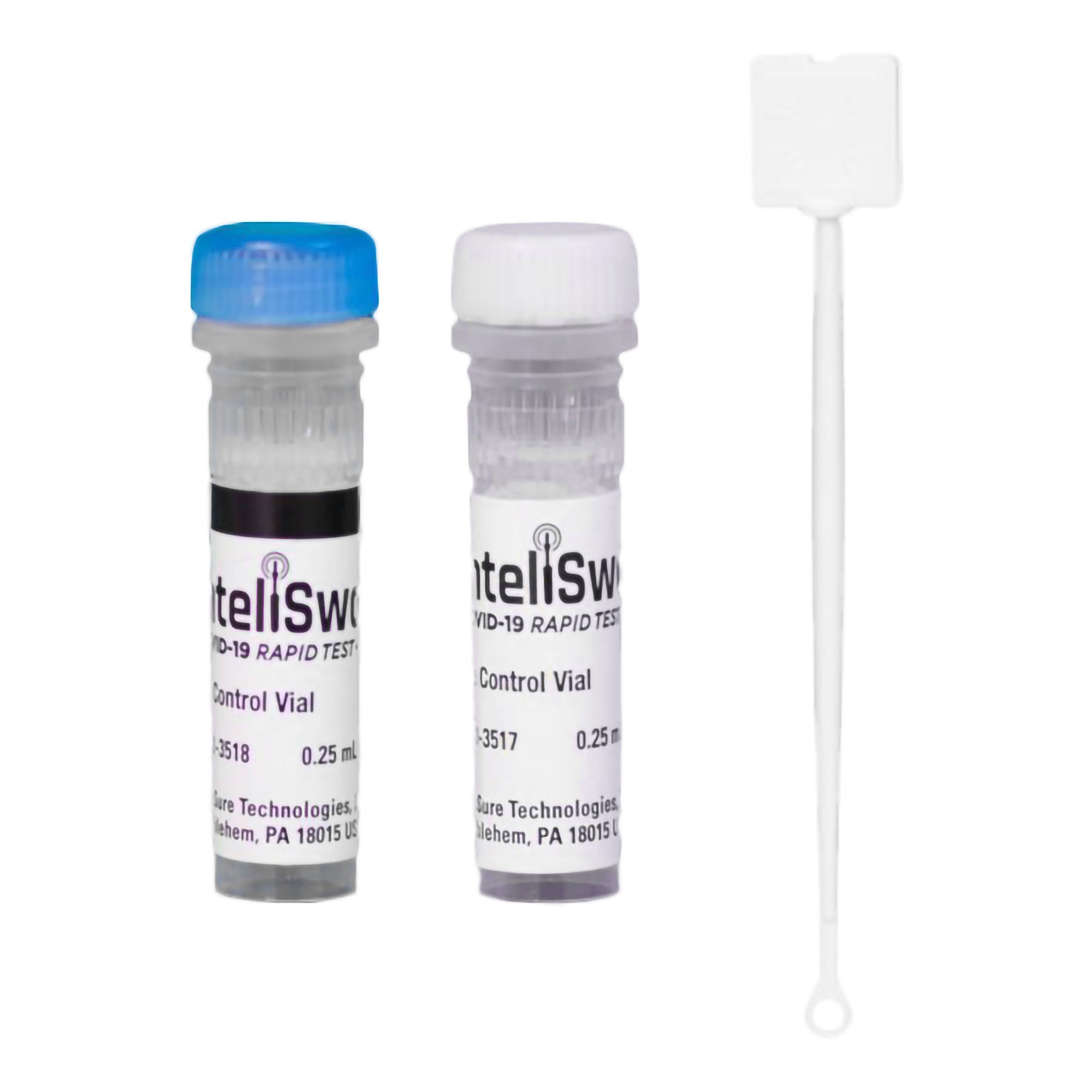 Orasure Technologies - 1001-0613 Antigen Test Control Set IntelliSwab® COVID-19 Rapid Test Pro Positive Level / Negative Level