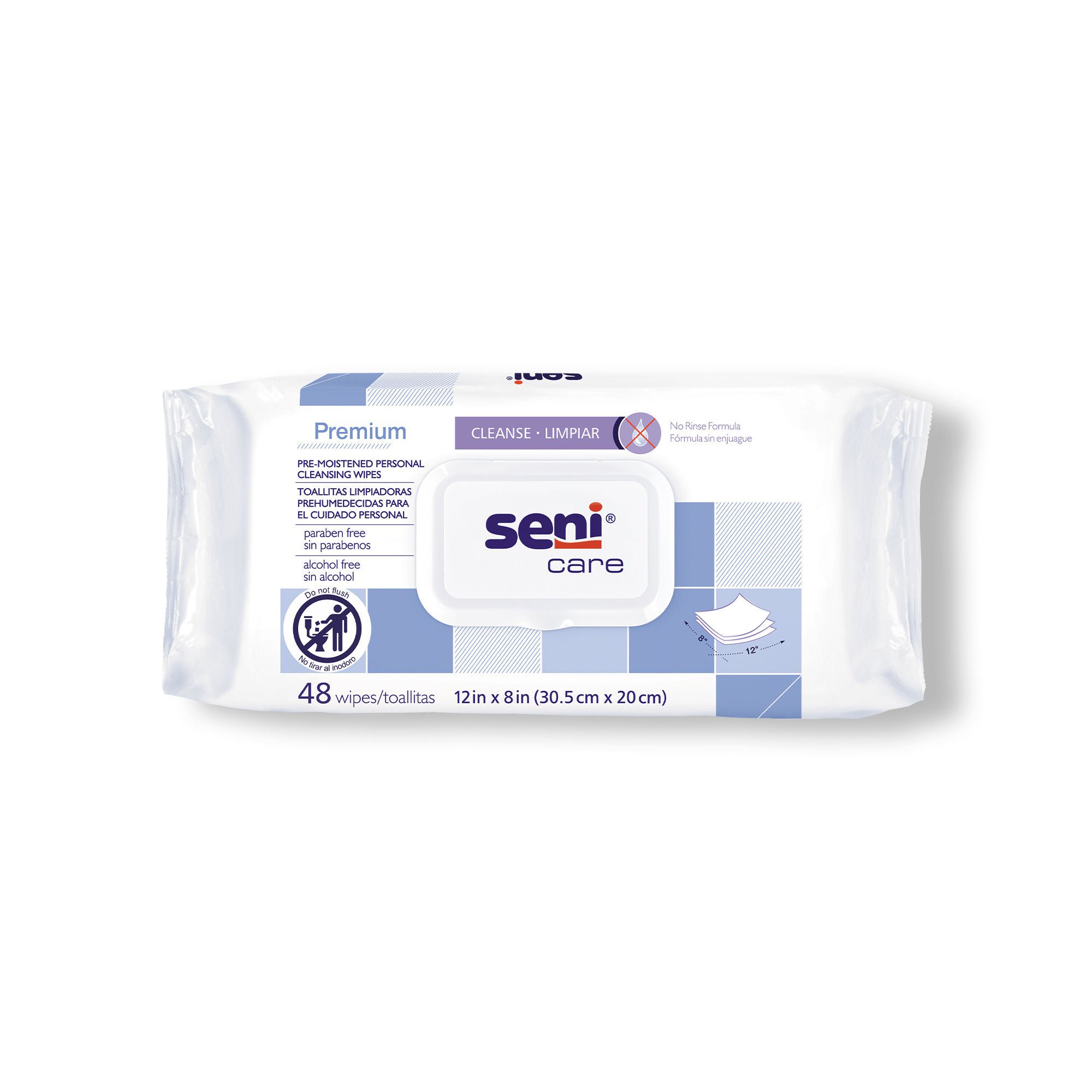 TZMO USA Inc - S-WR48-C11 Seni® Care Premium Personal Cleansing Wipes