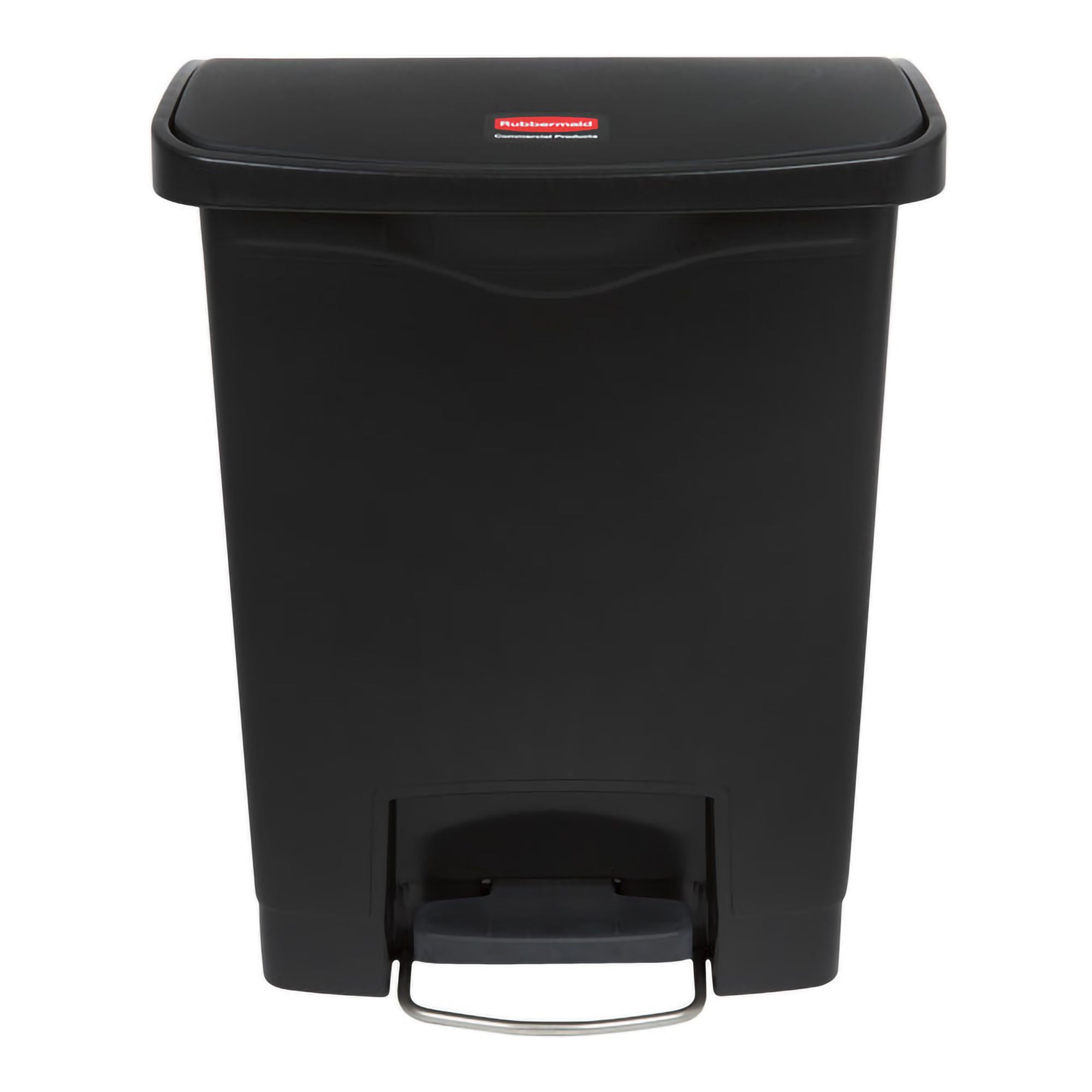RJ Schinner Co - 1883609 Trash Can Rubbermaid® Slim Jim® 32 Quart / 8 gal. Black Resin Rectangular