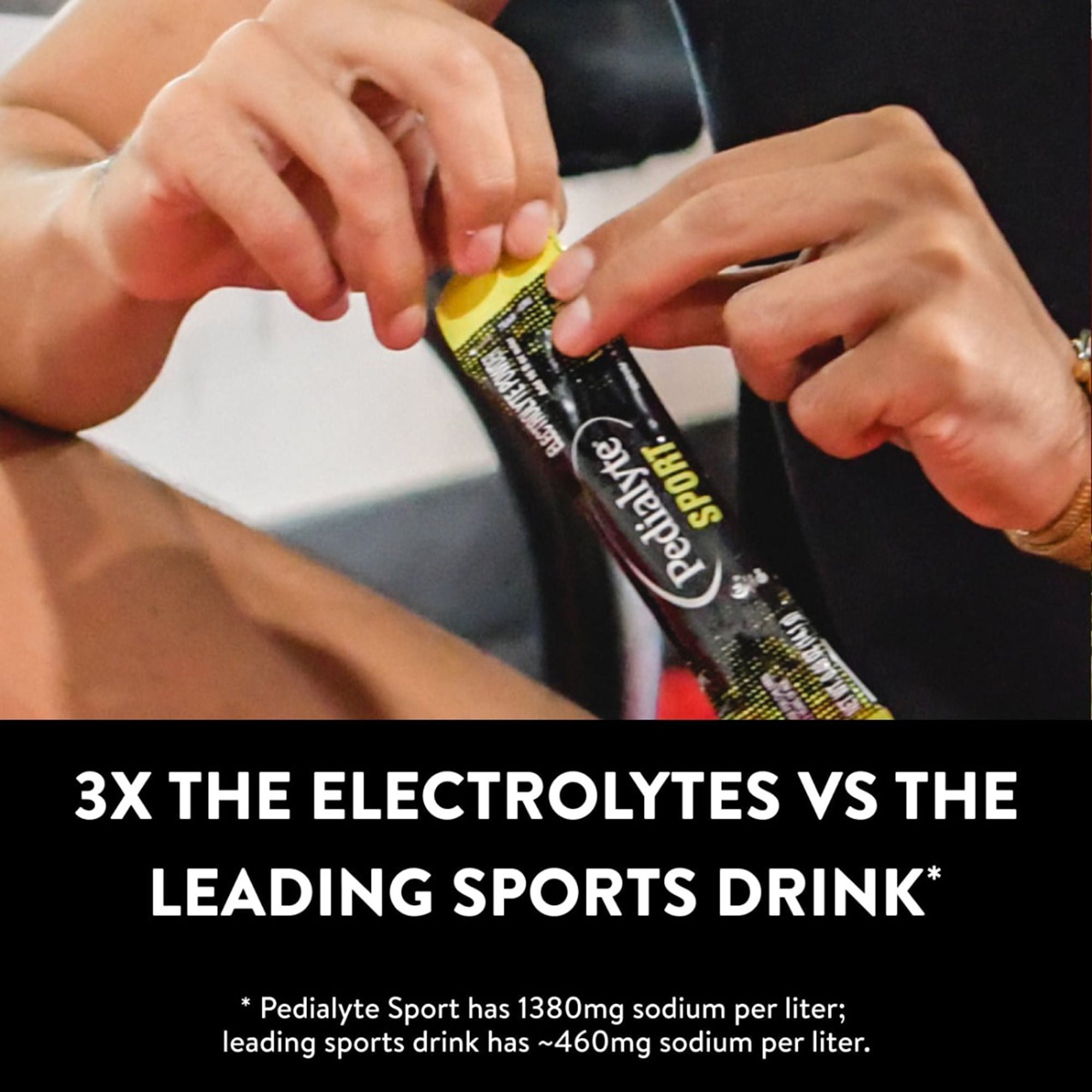 Abbott Nutrition - 67845 Oral Electrolyte Solution Pedialyte® Sport Lemon-Lime Flavor 14.1 Gram
