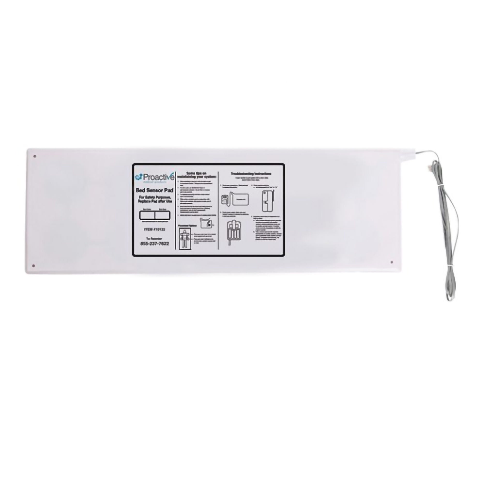 Proactive Medical Products LLC - 10122 Bed Sensor Pad Proactive 10 X 30 Inch