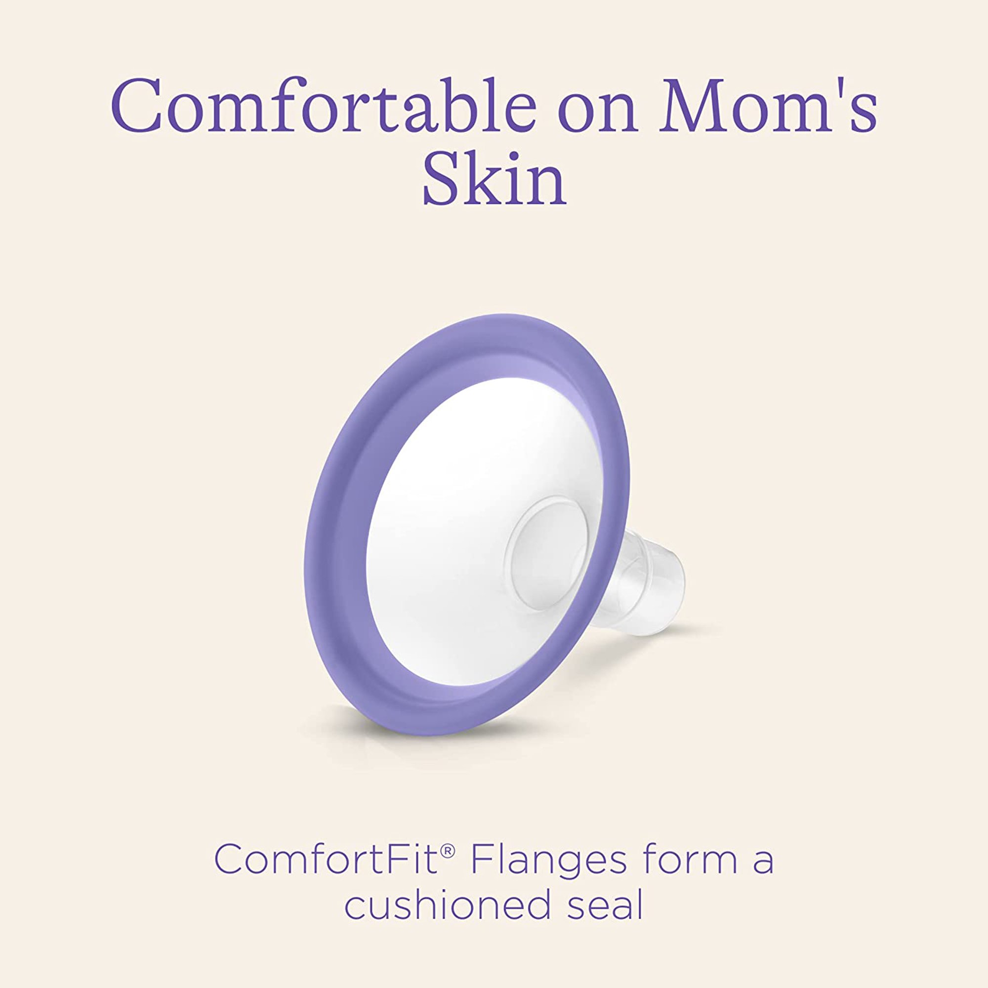 Emerson Healthcare 53510 - Lansinoh® ComfortFit® 21-millimeter Flanges for Lansinoh Breast Pumps, One Pair - 2/Pair, 12/Case