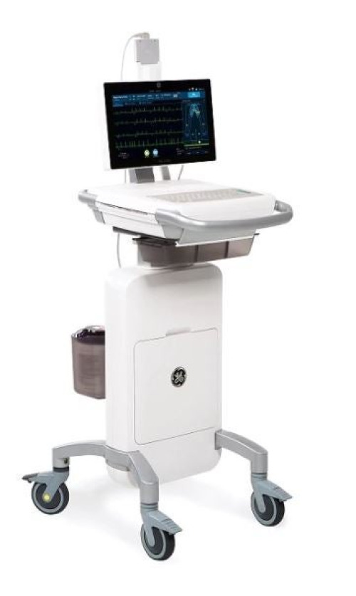 GE Healthcare - 2030360-001-01069687 Electrocardiograph GE MAC VU360™ AC Power / Battery Operated Digital Display Resting