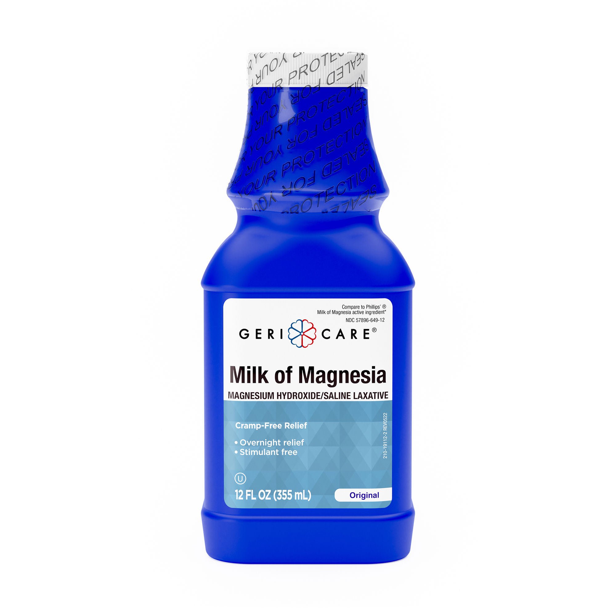 Geri-Care - QMOM-12-GCP Geri-Care® Magnesium Hydroxide Saline Laxative
