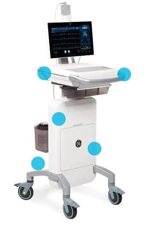GE Healthcare - 2030360-001-01069670 Electrocardiograph MAC VU360™ Battery Operated Digital Display Resting