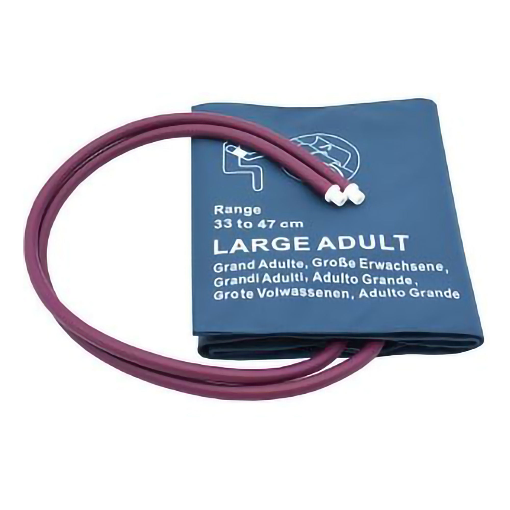 Soma Technology - AN4011 Reusable Blood Pressure Cuff 33 to 47 cm Arm Nylon Cuff Large Adult Cuff