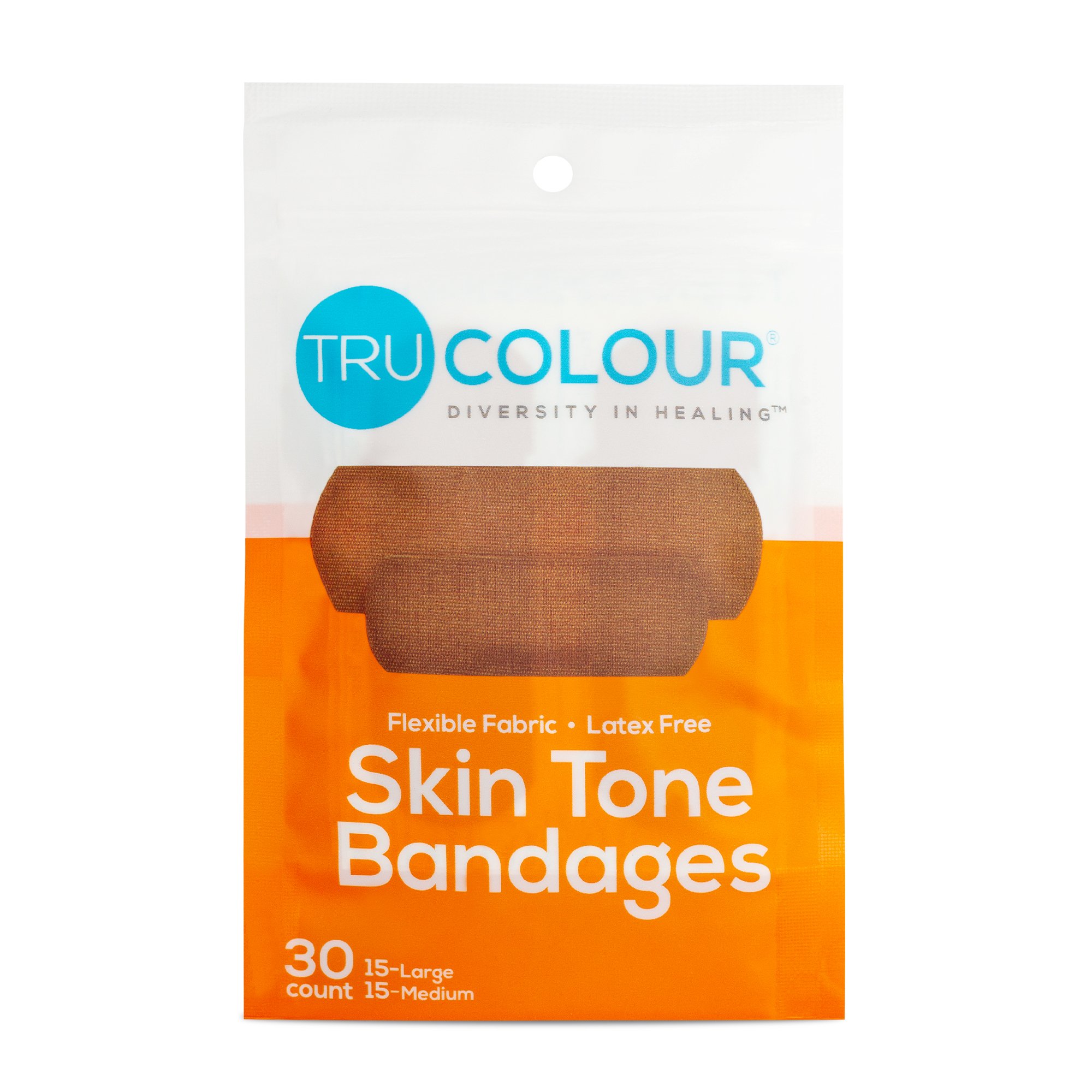 Tru-Colour Products LLC TCB-121 - TruColour® Brown Adhesive Strip, 1 x 3 Inch - 30/Pack, 1500/Case