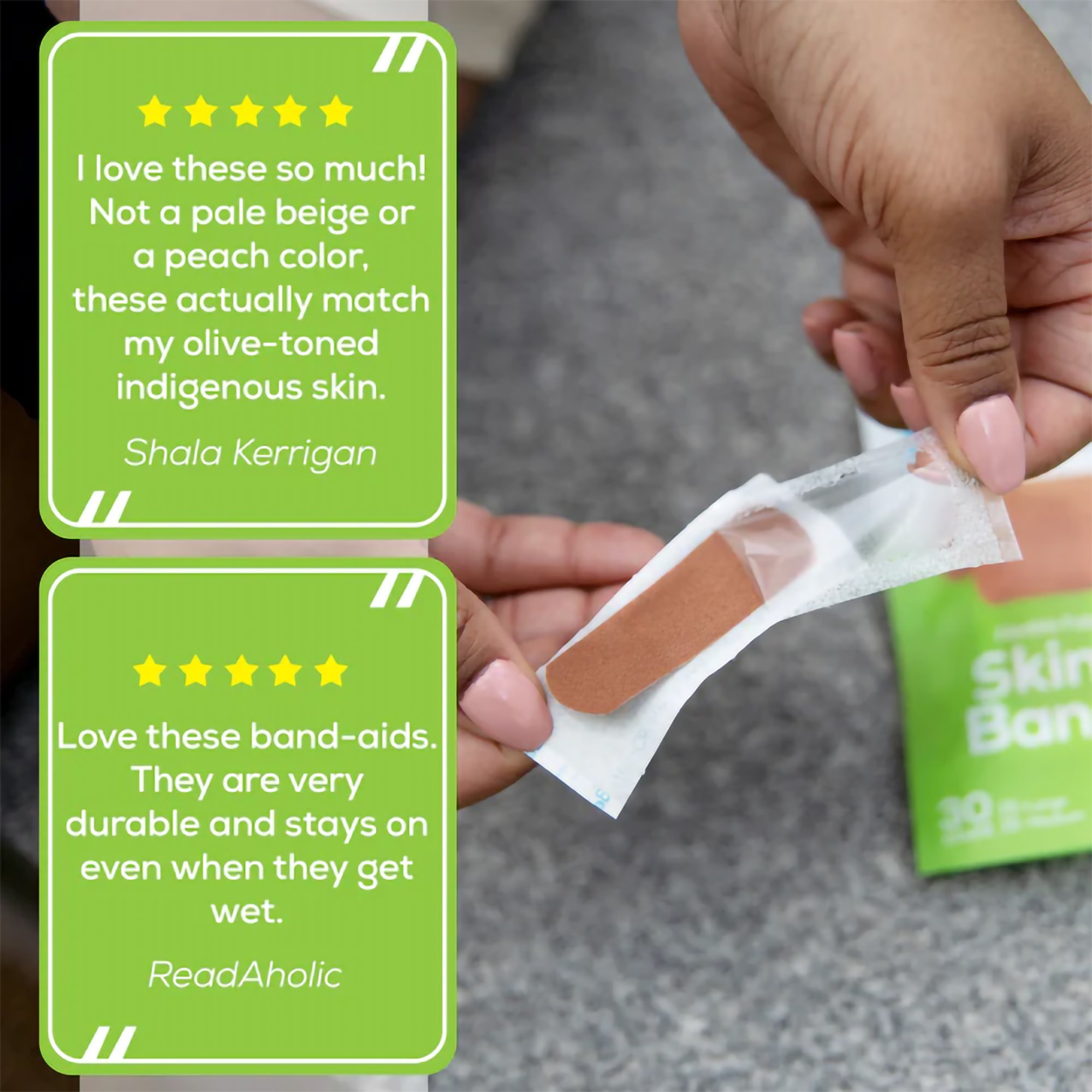 Tru-Colour Products LLC TCB-101 - TruColour® Olive Adhesive Strip, 1 x 3 Inch - 30/Pack, 1500/Case