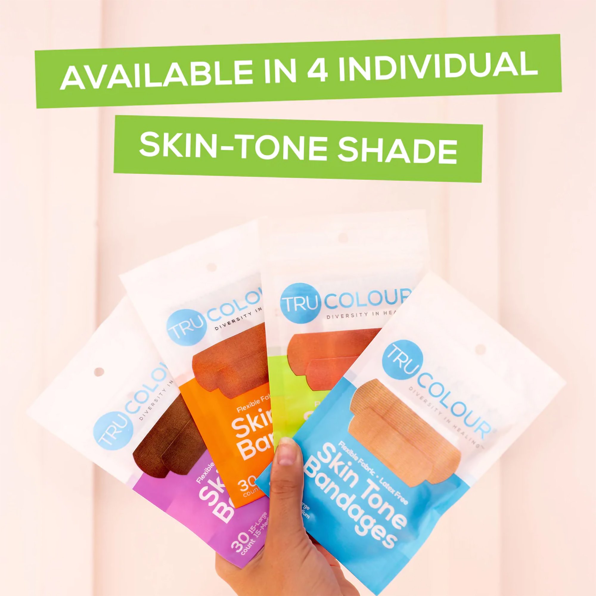 Tru-Colour Products LLC TCB-101 - TruColour® Olive Adhesive Strip, 1 x 3 Inch - 30/Pack, 1500/Case