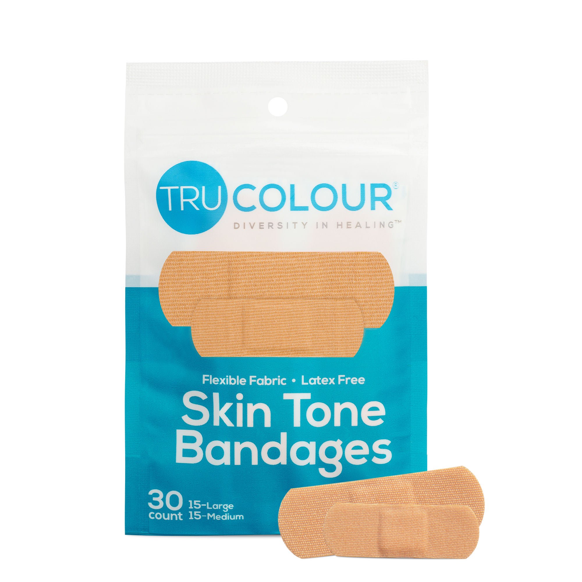 Tru-Colour Products LLC - TCB-161 Tru-Colour Skin Tone Adhesive Bandages for Fair Skin Tone Shades