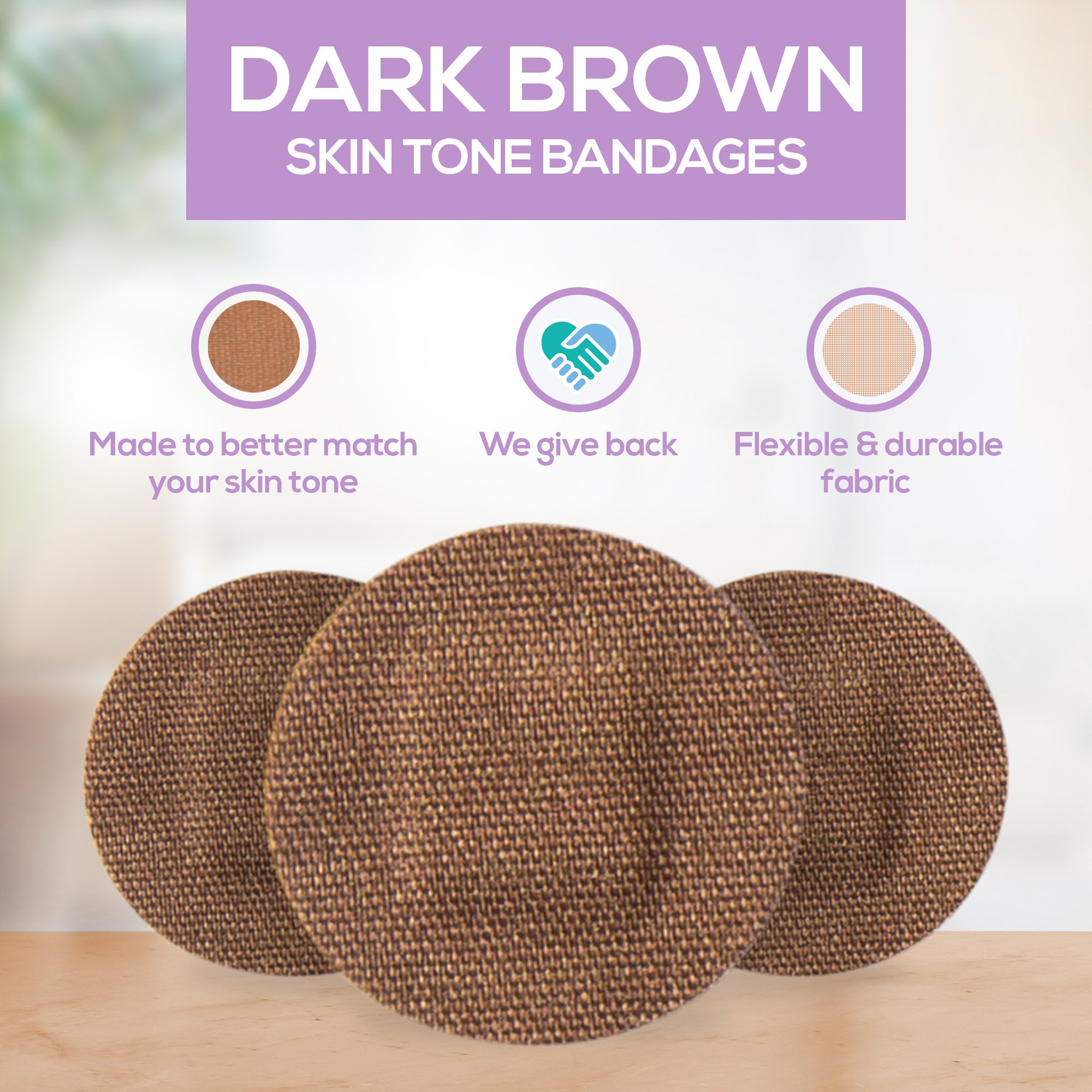 Tru-Colour Products LLC TCB-PDOT - TruColour® Dark Brown Adhesive Strip, Spot - 50/Pack, 2500/Case