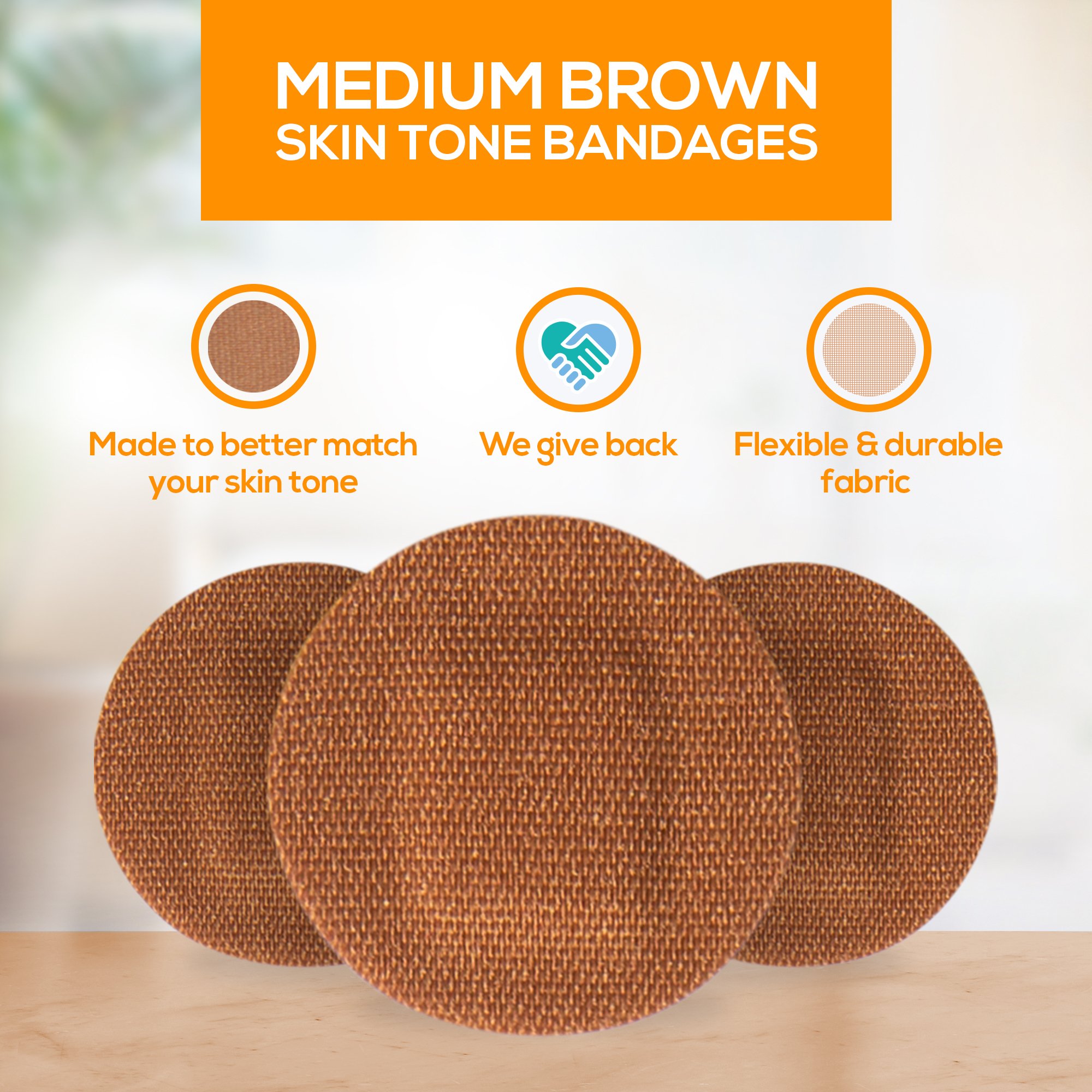 Tru-Colour Products LLC TCB-NDOT - TruColour® Brown Adhesive Strip, Spot - 50/Pack, 2500/Case
