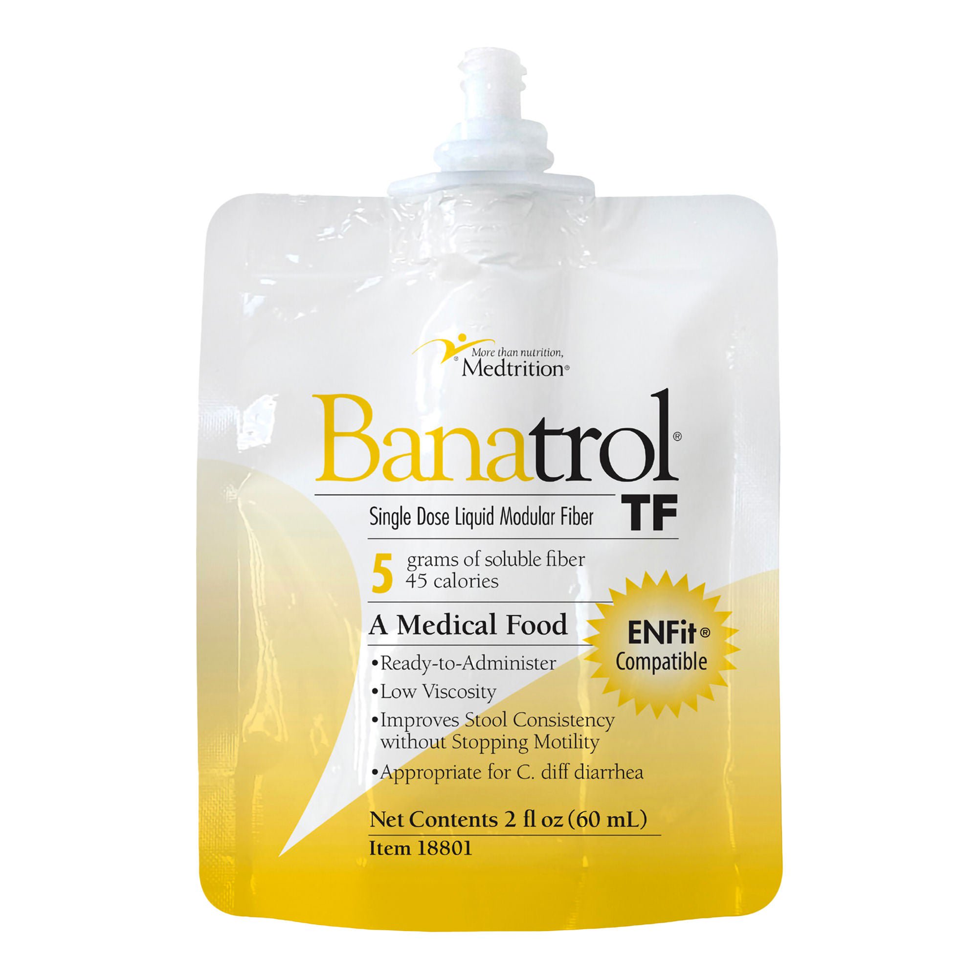 Medtrition-National Nutrition - 18801 Tube Feeding Formula Banatrol® TF Unflavored Liquid 60 mL Pouch