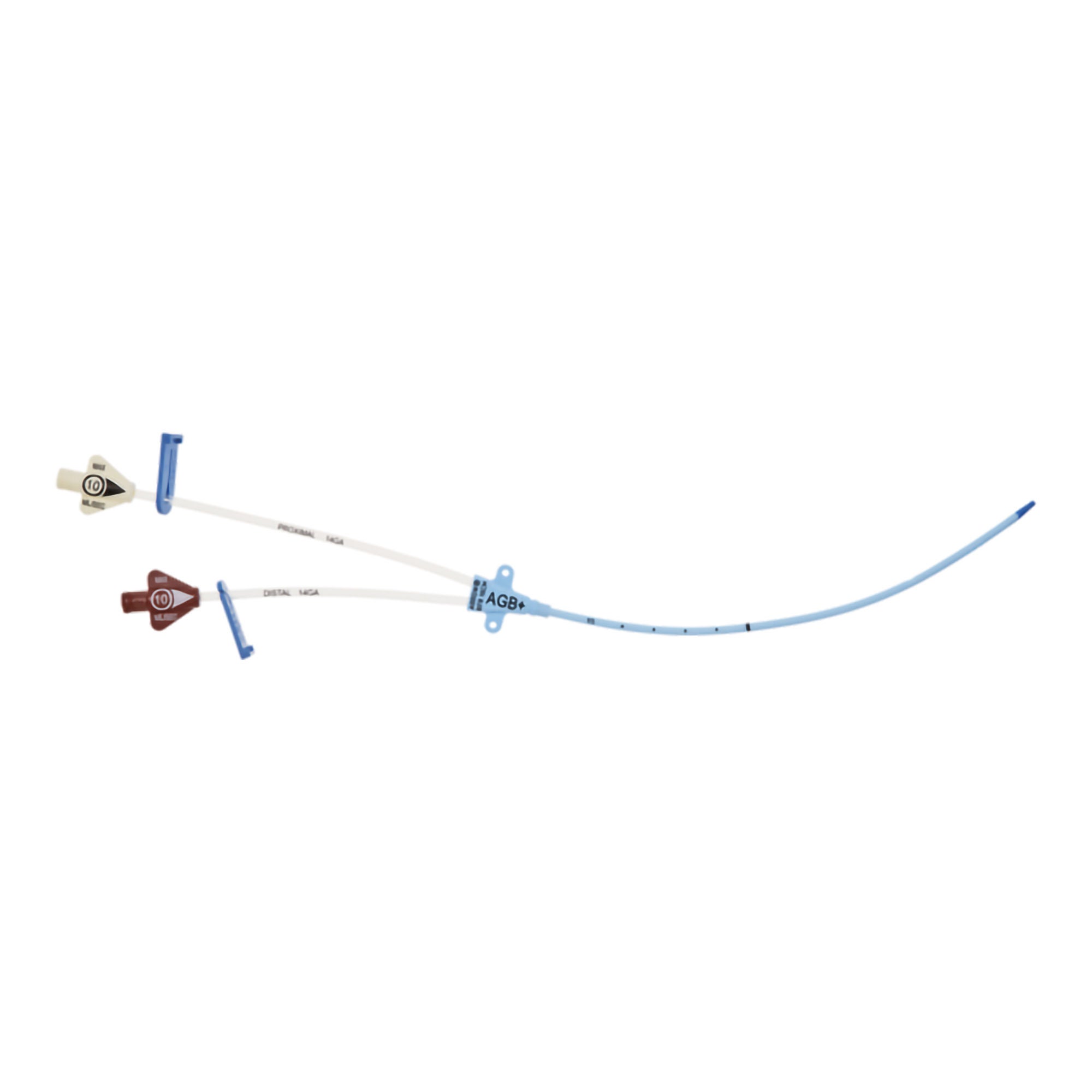 Teleflex Medical - AK-47702-P1A Pressure Injectable Central Venous Catheter Kit Arrowg+ard Blue Plus® 7 Fr. Double Lumen, DEHP Tubing
