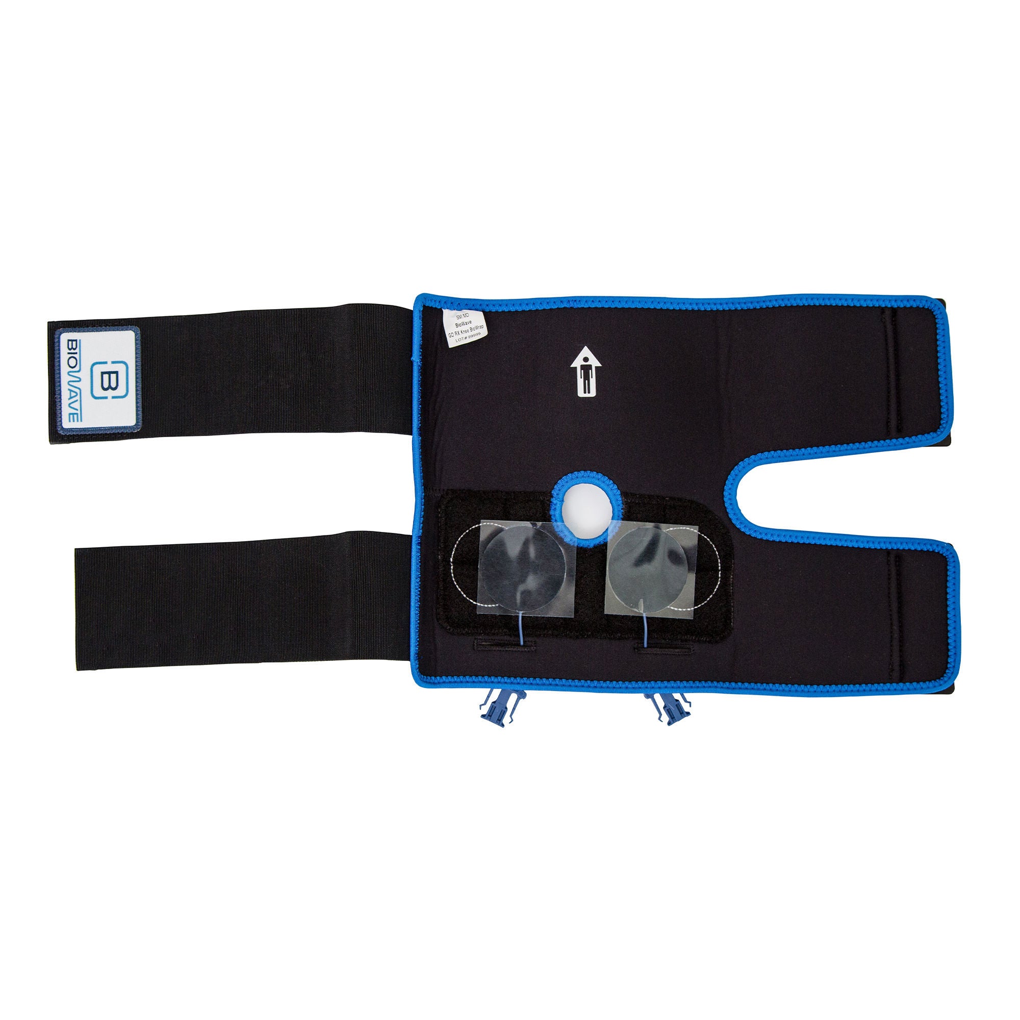 BioWave Corp - BWRPBLUE-KNEE-SM BioWrap® Blue Electrotherapy Electrode Garment For BioWaveGO®