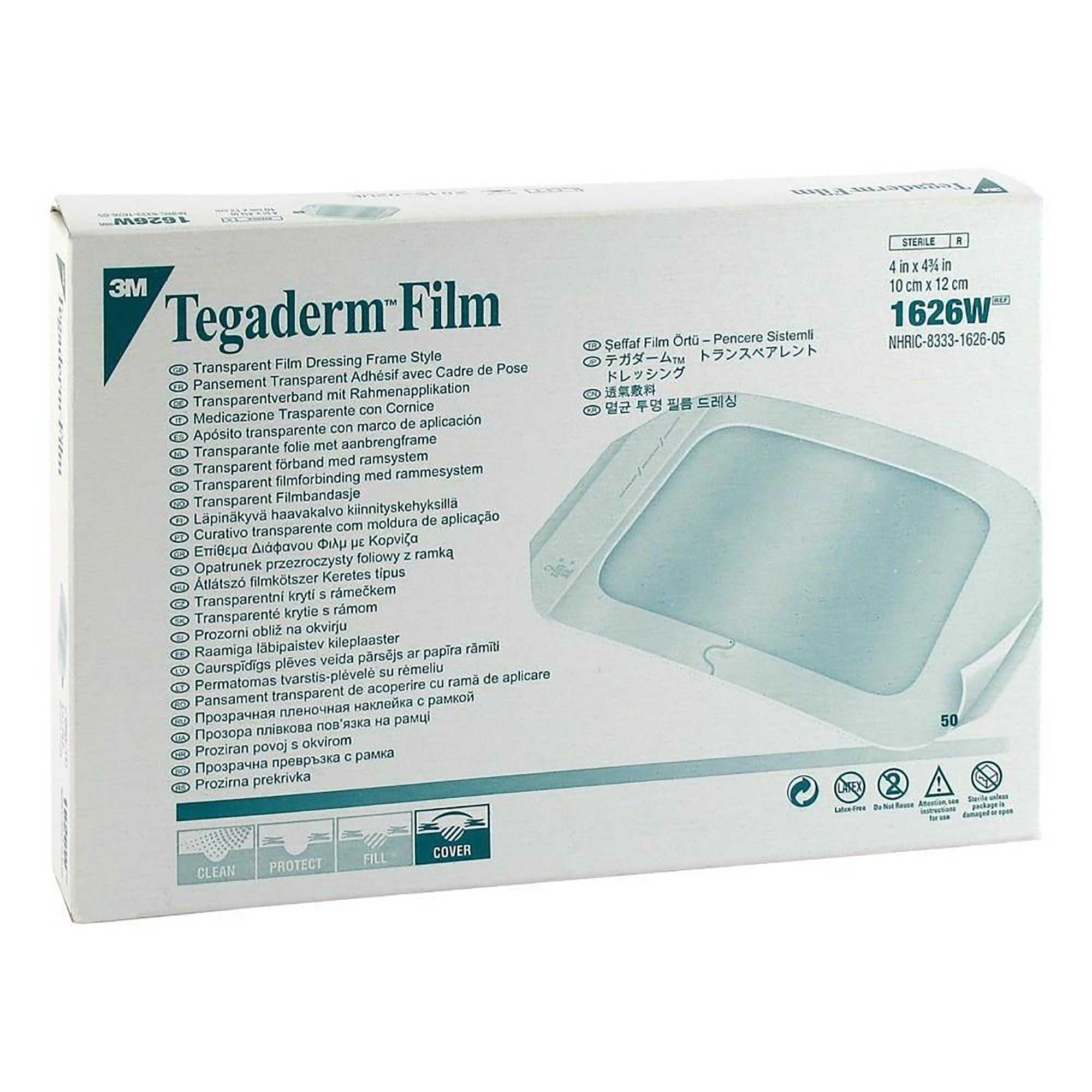 Solventum Corporation - 1626W 3M™ Tegaderm Transparent Film Dressing